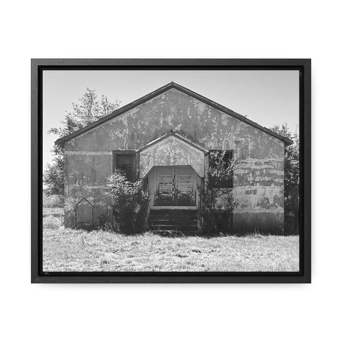 Old Abandoned Church, Gallery Canvas Wraps, Horizontal Frame