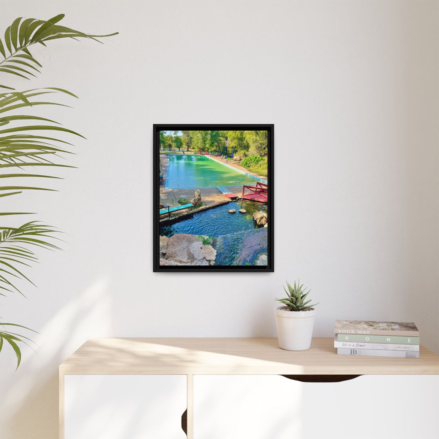 Matte Canvas, Framed (Multi-color)