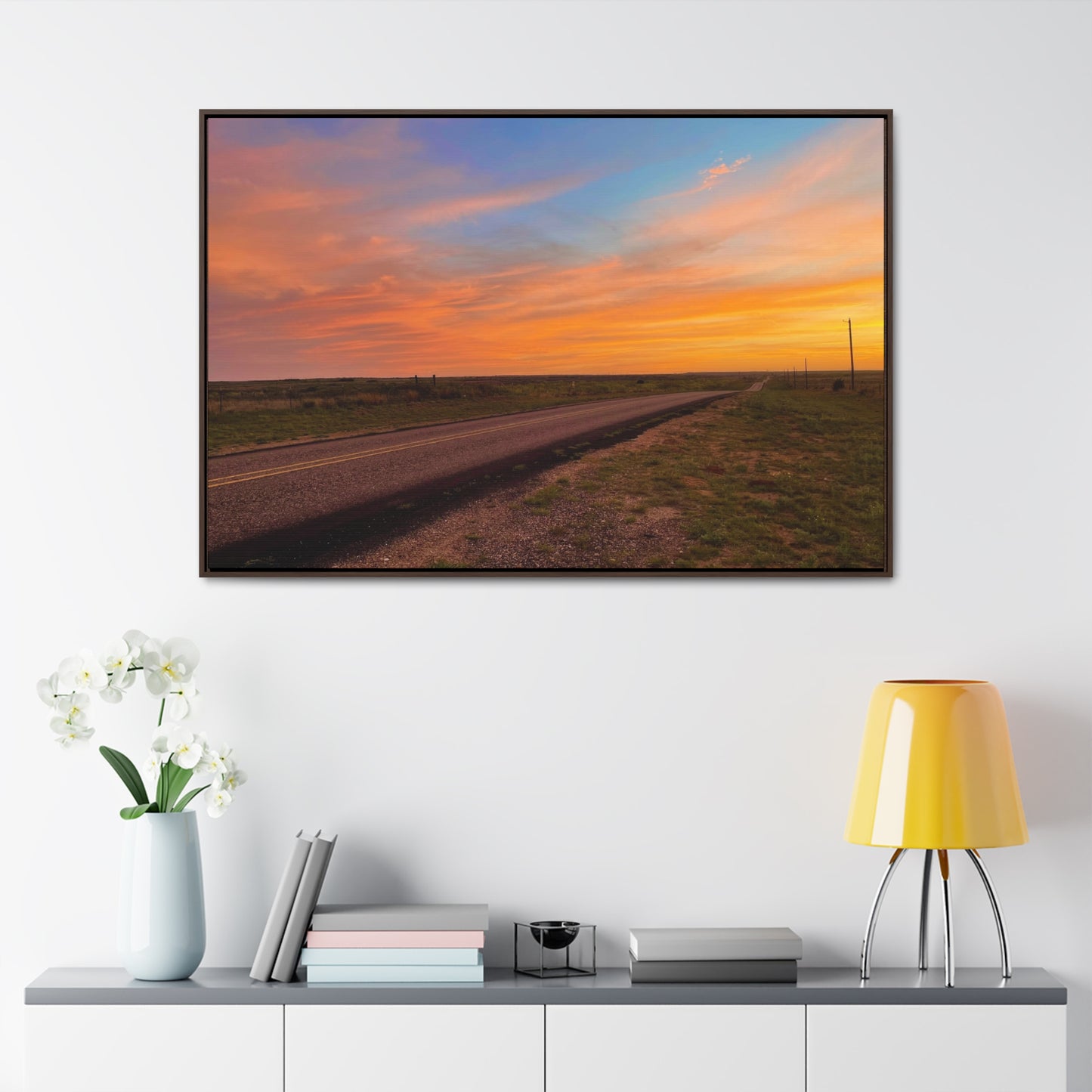 Fire and Ice Gallery Canvas Wraps, Horizontal Frame