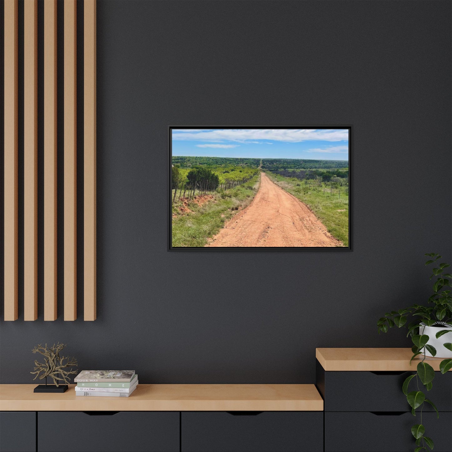 Red Dirt Road, Gallery Canvas Wraps, Horizontal Frame