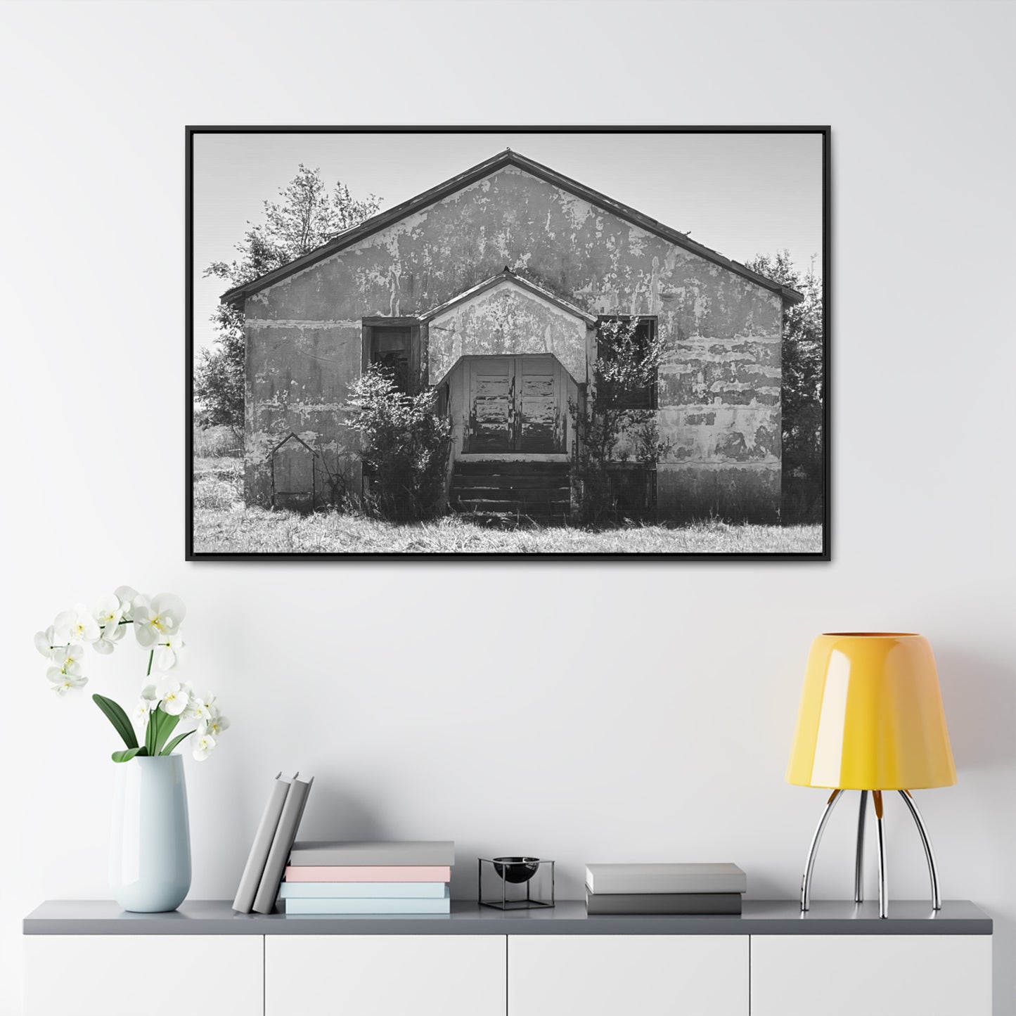 Old Abandoned Church, Gallery Canvas Wraps, Horizontal Frame