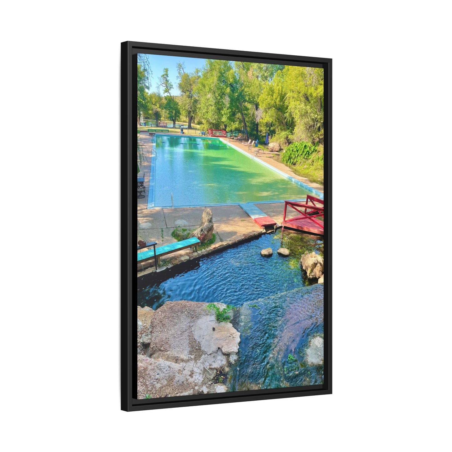 Matte Canvas, Framed (Multi-color)