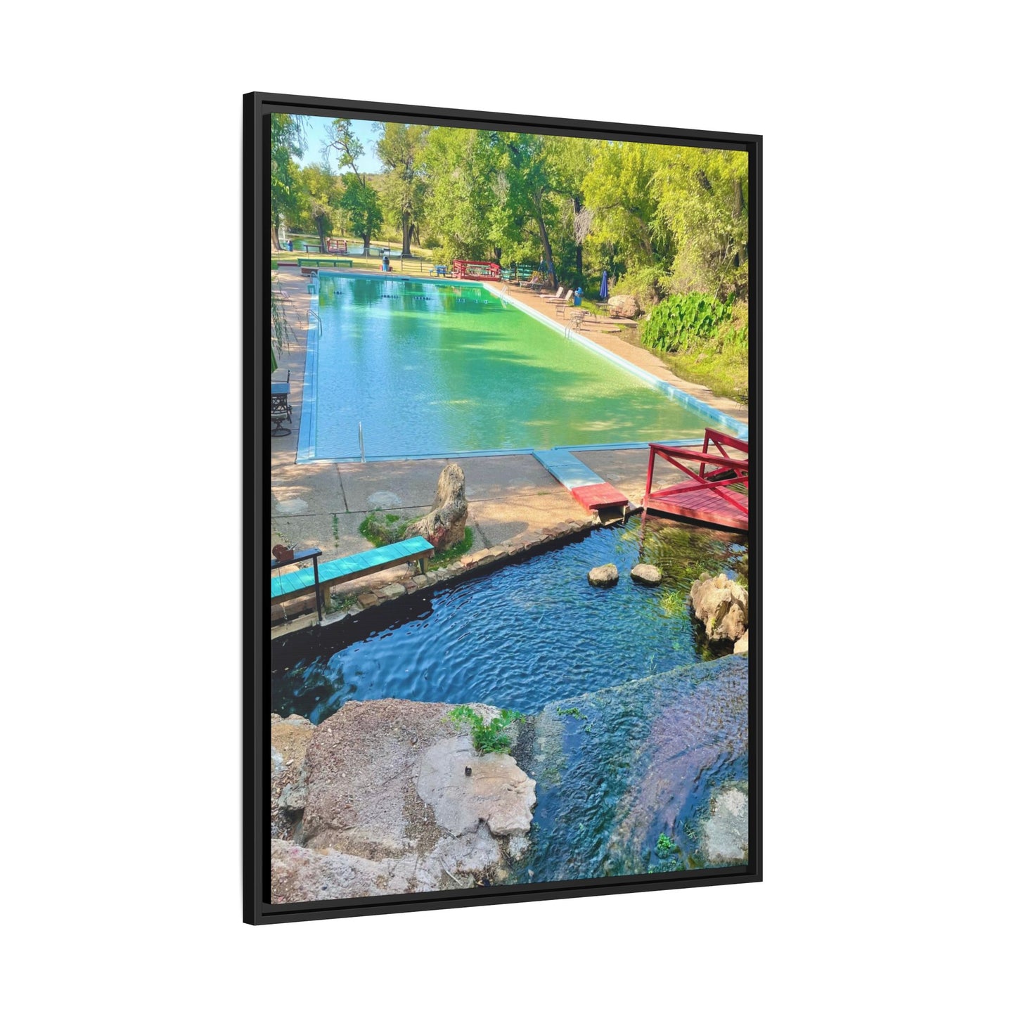 Matte Canvas, Framed (Multi-color)