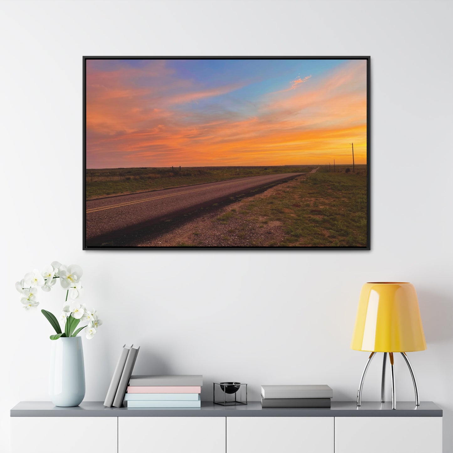 Fire and Ice Gallery Canvas Wraps, Horizontal Frame