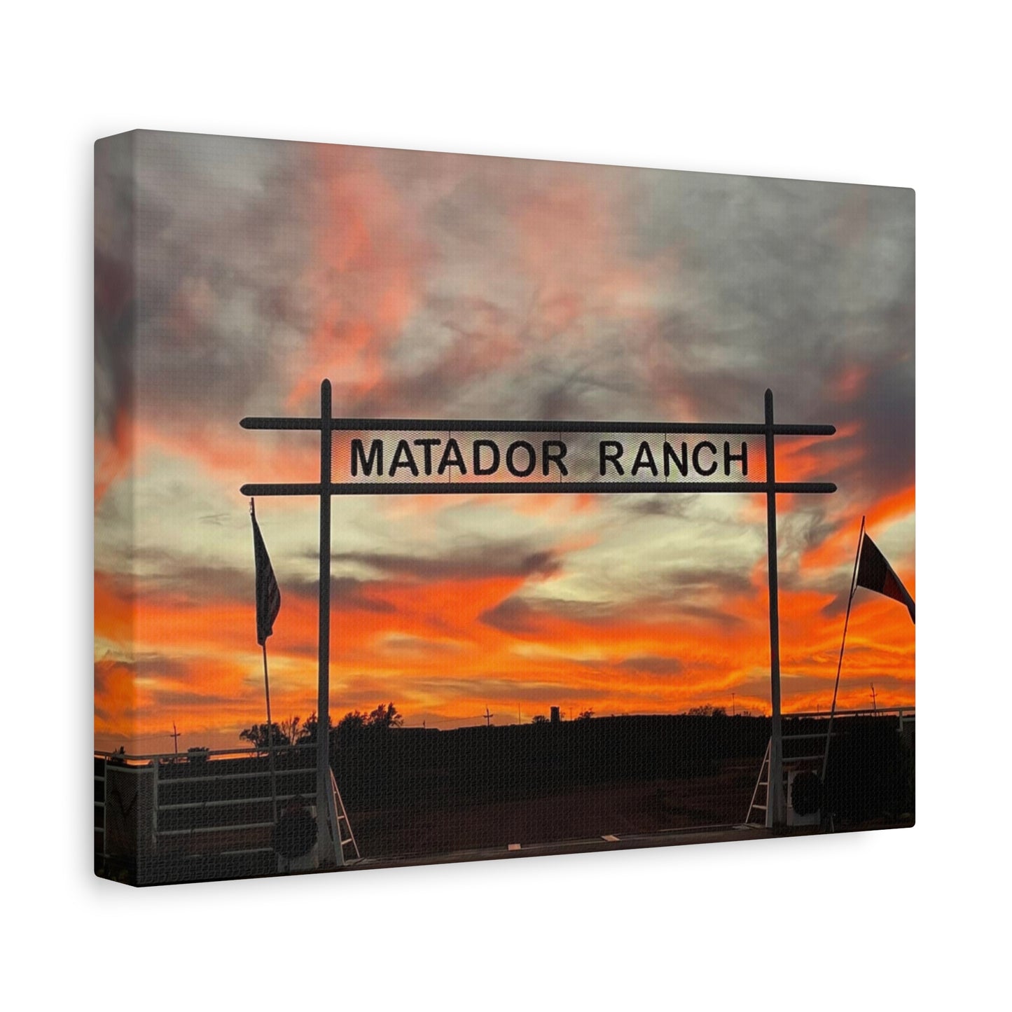 Ranch Entrance, Matte Canvas, Stretched, 1.25"