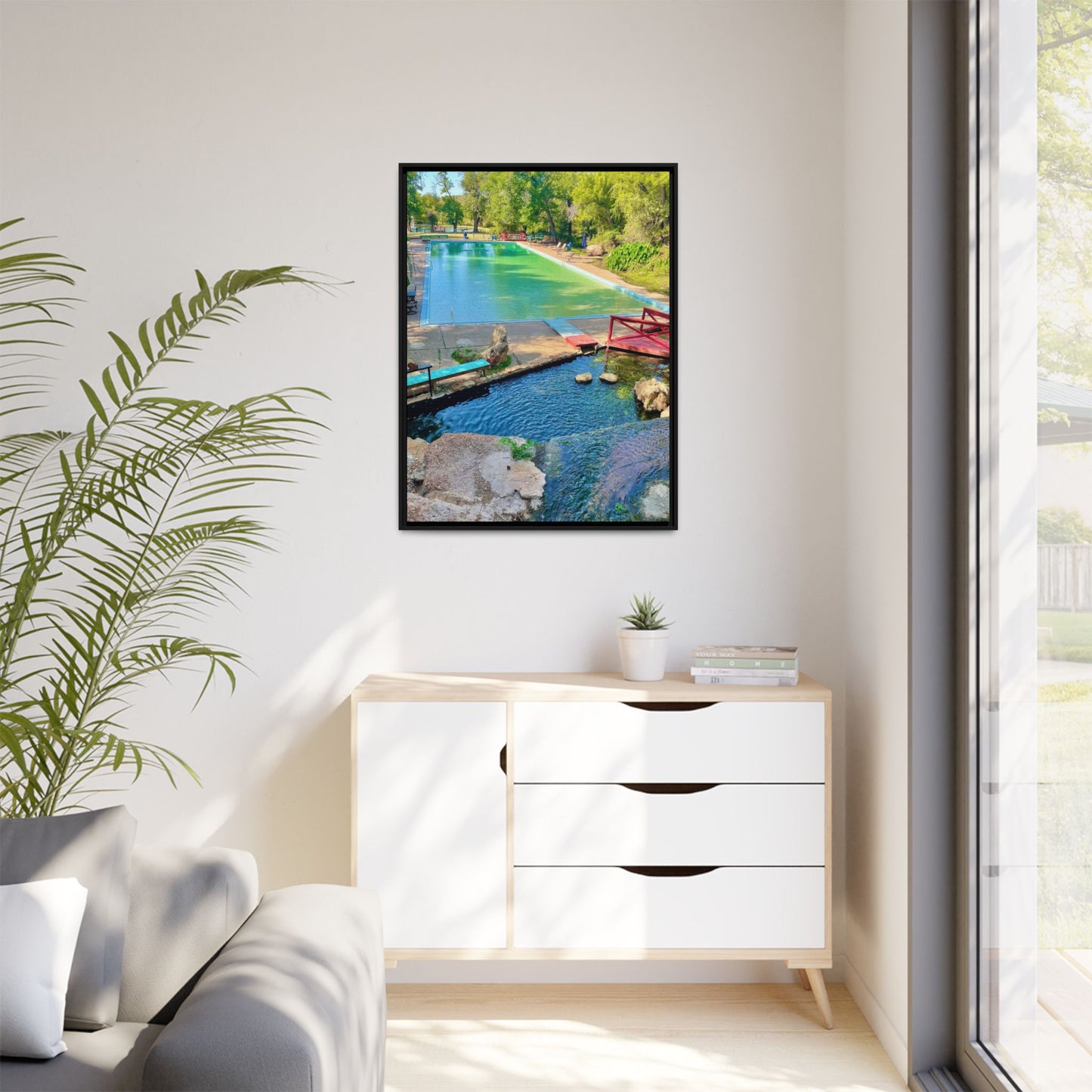 Matte Canvas, Framed (Multi-color)