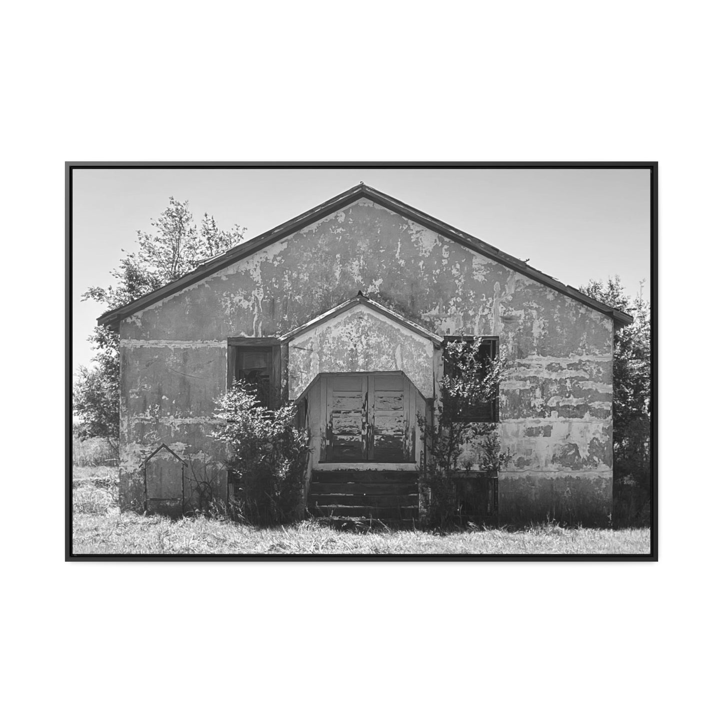 Old Abandoned Church, Gallery Canvas Wraps, Horizontal Frame