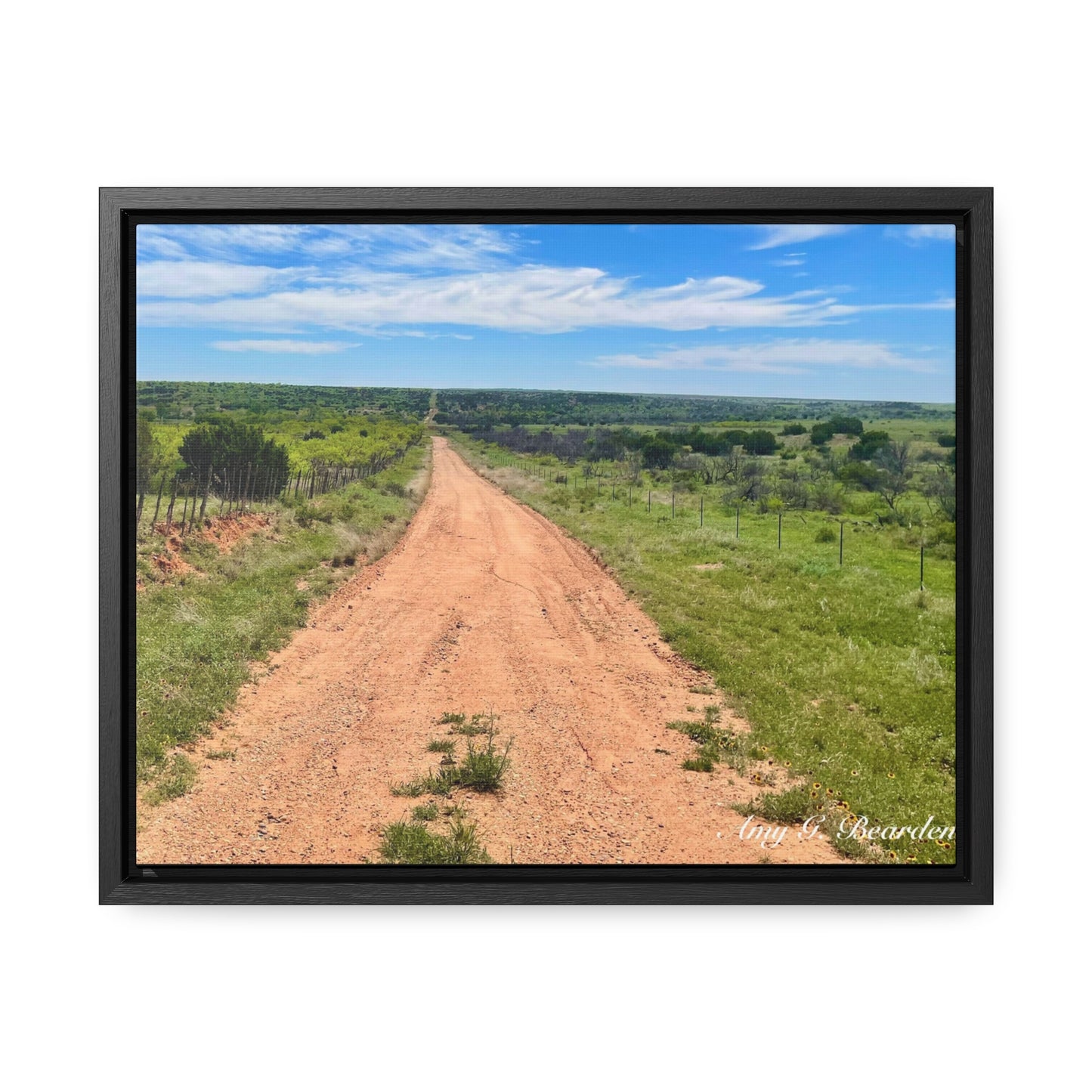 Red Dirt Road, Gallery Canvas Wraps, Horizontal Frame