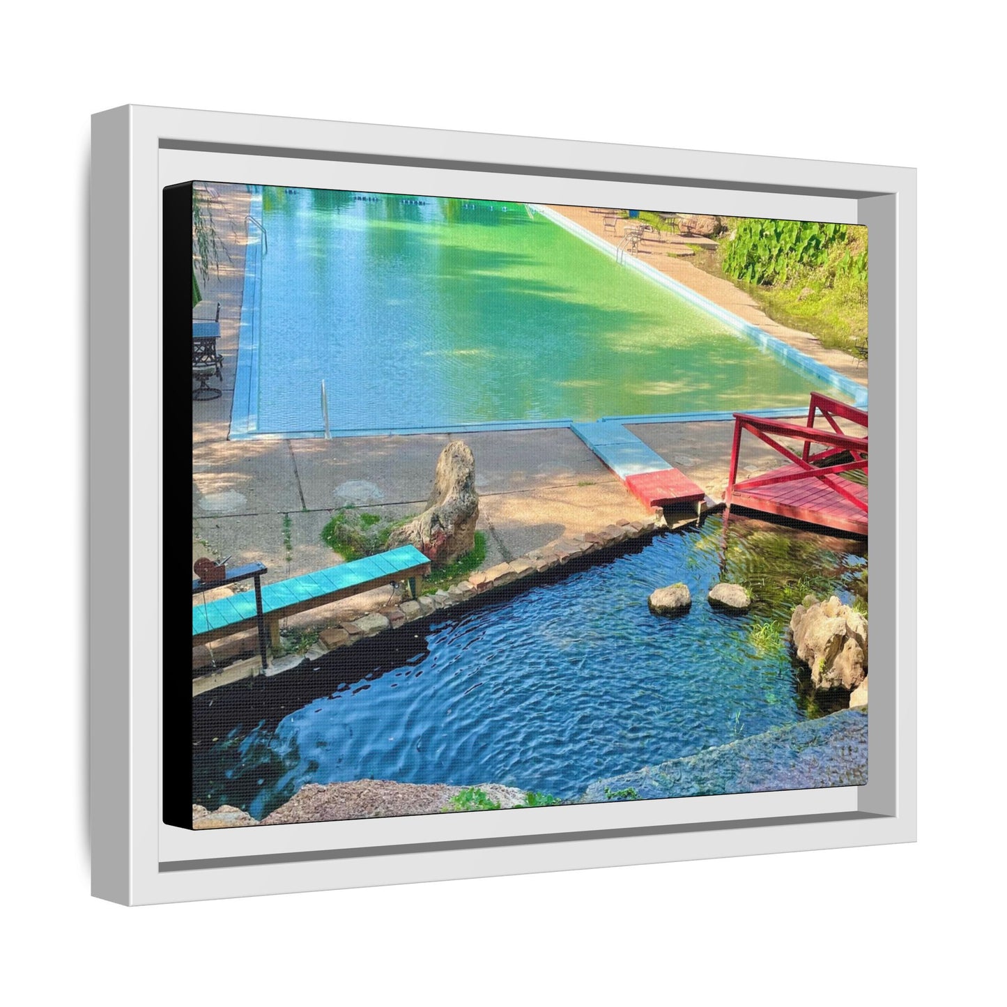 Matte Canvas, Framed (Multi-color)