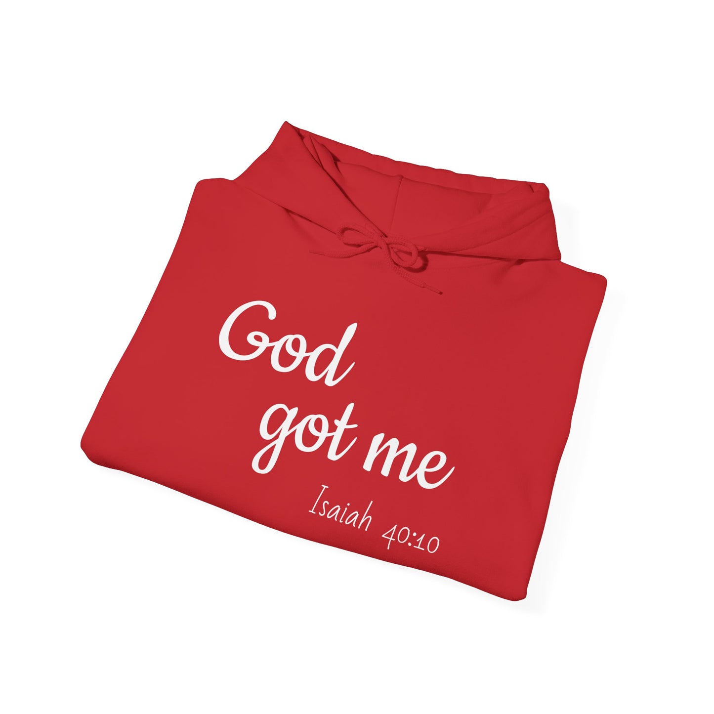 God Got Me, Unisex Heavy Blend™ Hooded Sweatshirt