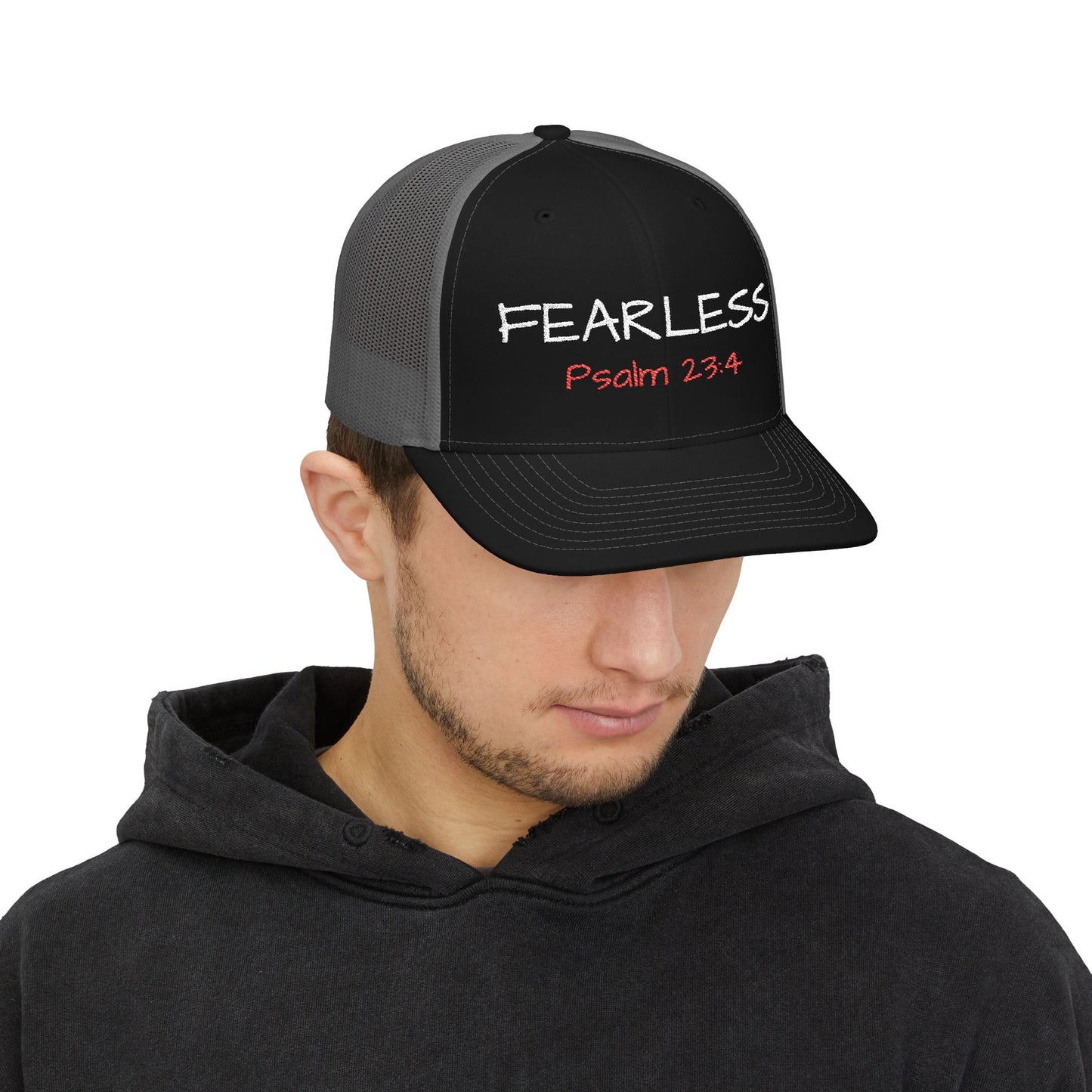 Fearless, Snapback Trucker Cap (Embroidery)