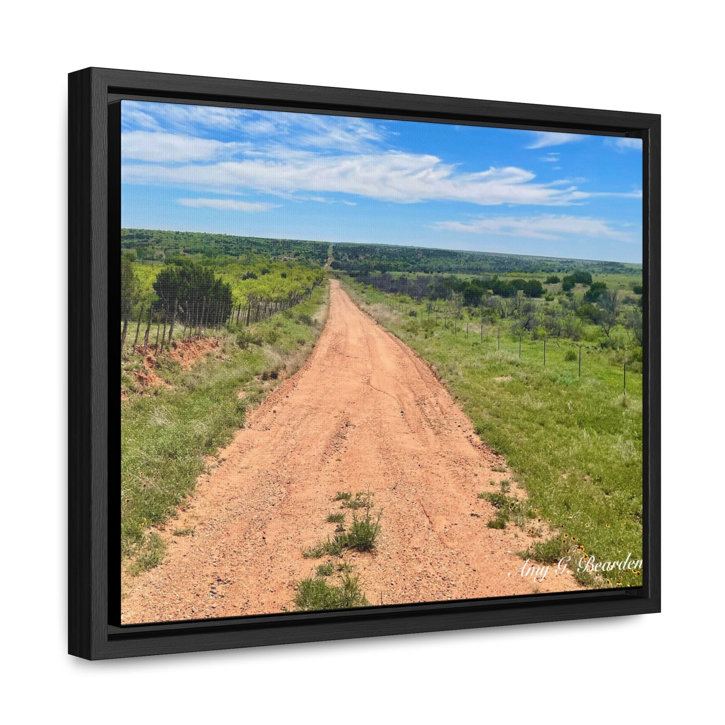 Red Dirt Road, Gallery Canvas Wraps, Horizontal Frame
