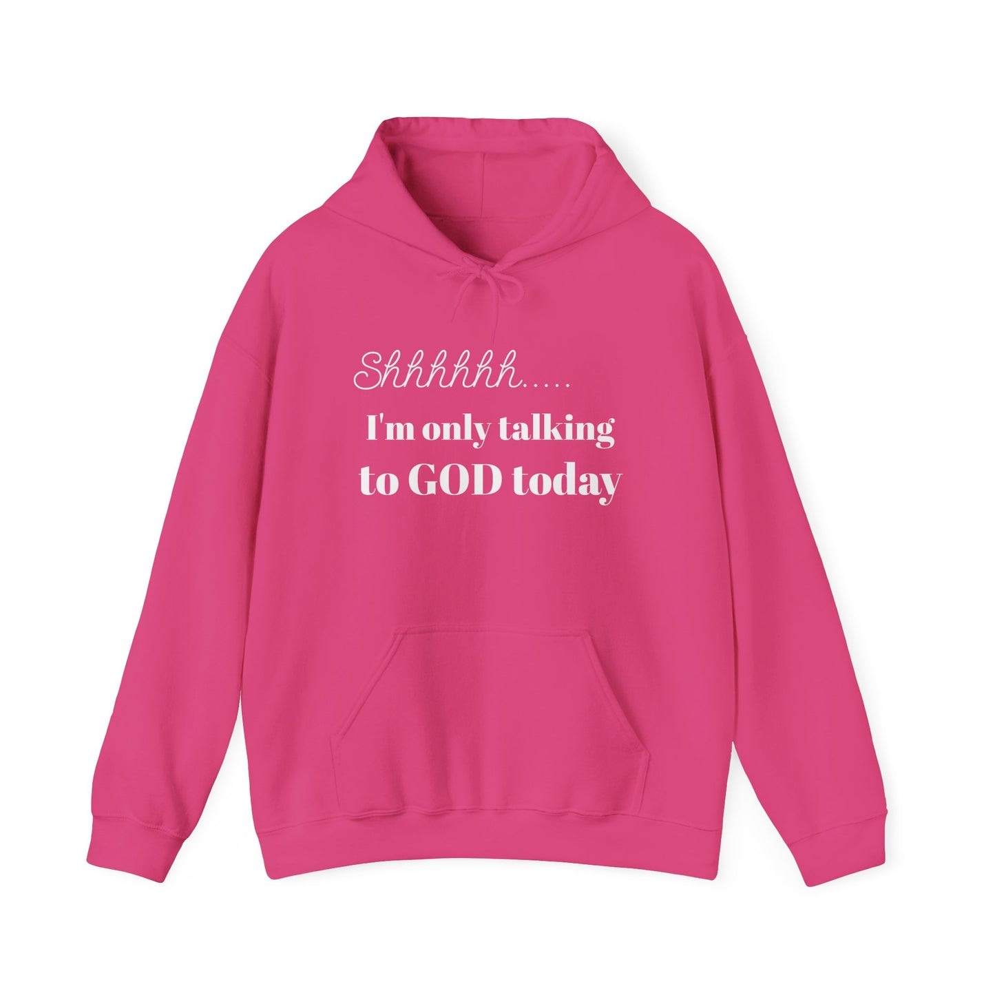 SHHHHH........Only talking to God, Unisex Heavy Blend™ Hooded Sweatshirt