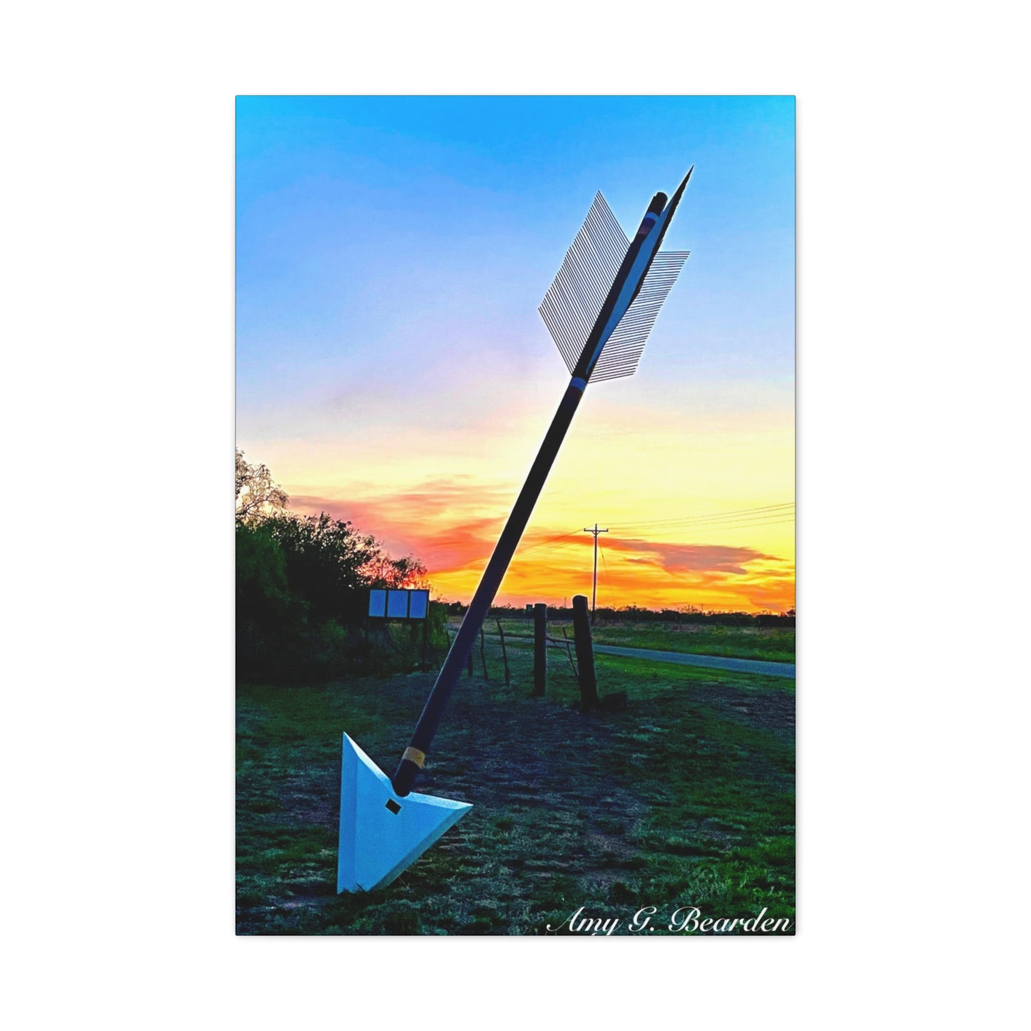 Arrow Sunset, Matte Canvas, Stretched, 1.25"