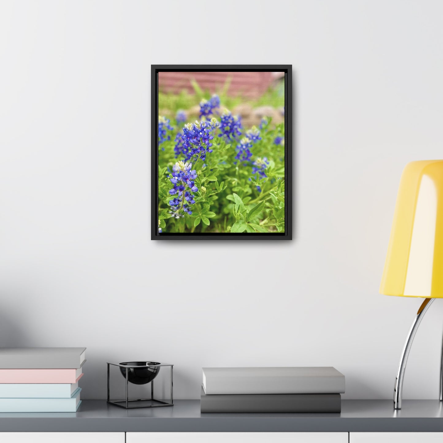 Bluebonnets, Gallery Canvas Wraps, Vertical Frame