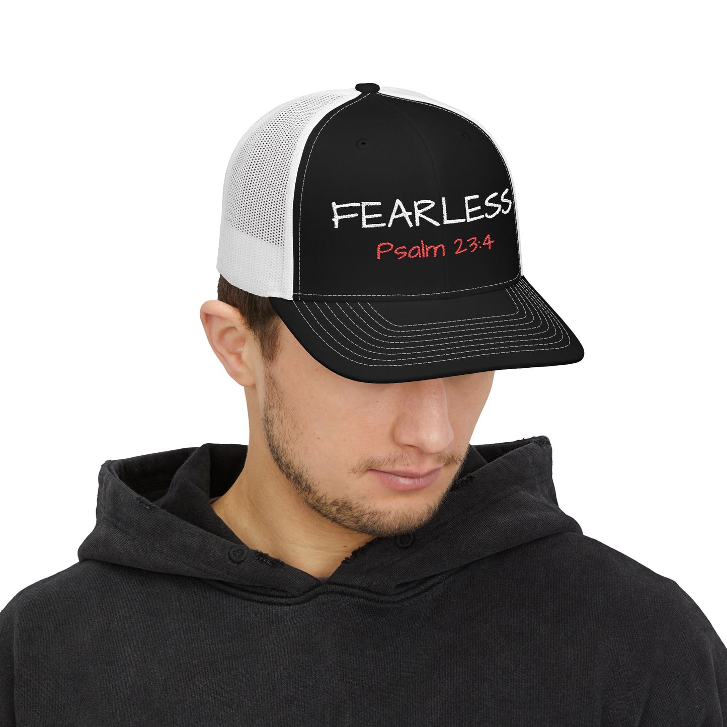 Fearless, Snapback Trucker Cap (Embroidery)