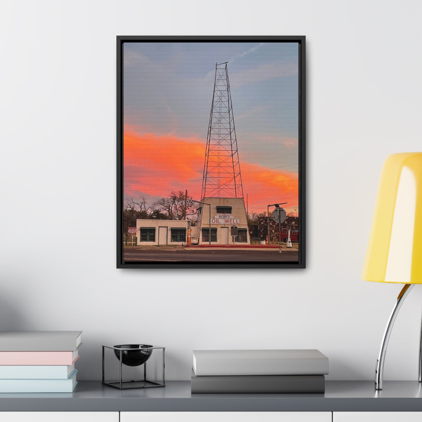 Bob's Oil Well, Gallery Canvas Wraps, Vertical Frame