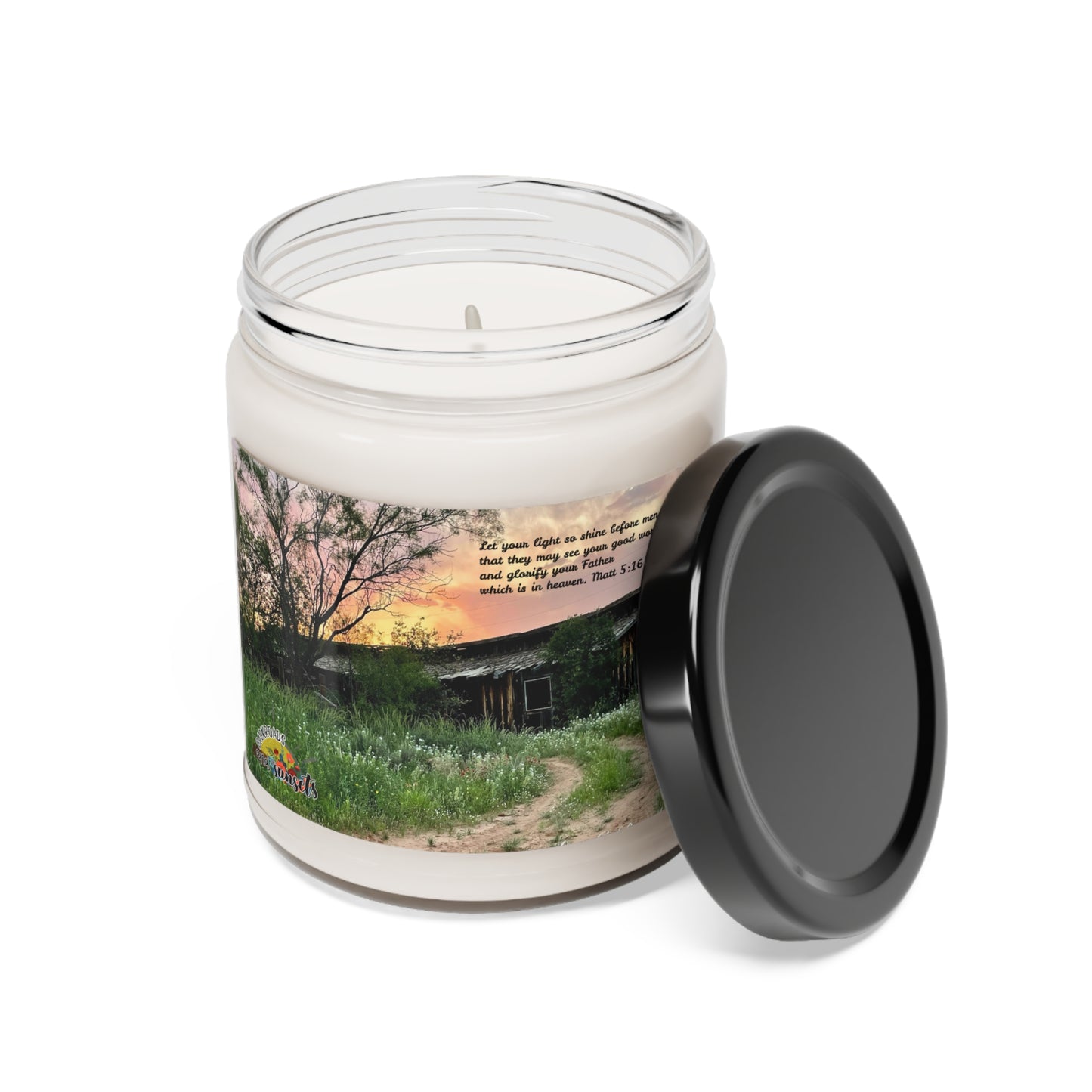 Let your light shine, Scented Soy Candle, 9oz