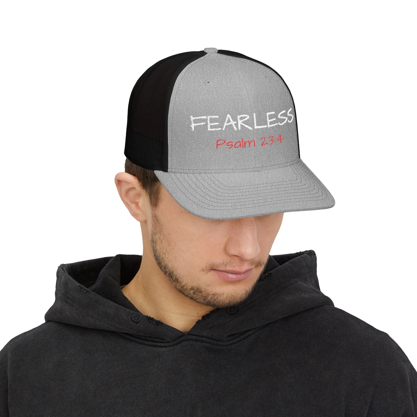 Fearless, Snapback Trucker Cap (Embroidery)