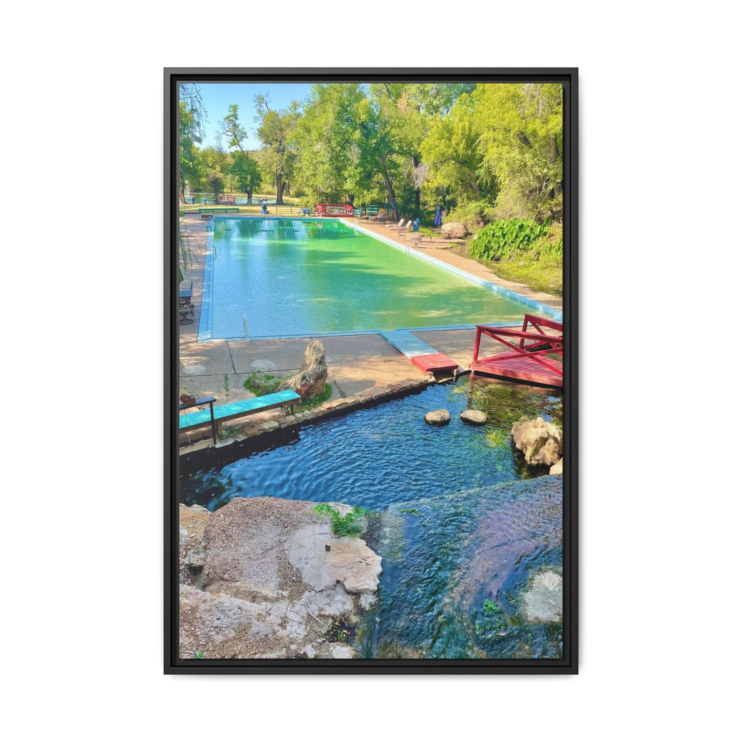 Matte Canvas, Framed (Multi-color)