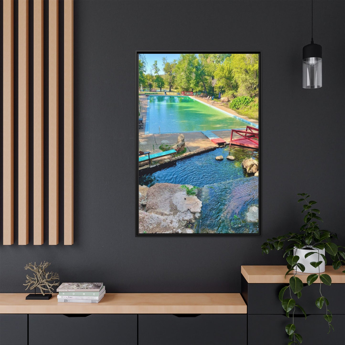 Matte Canvas, Framed (Multi-color)