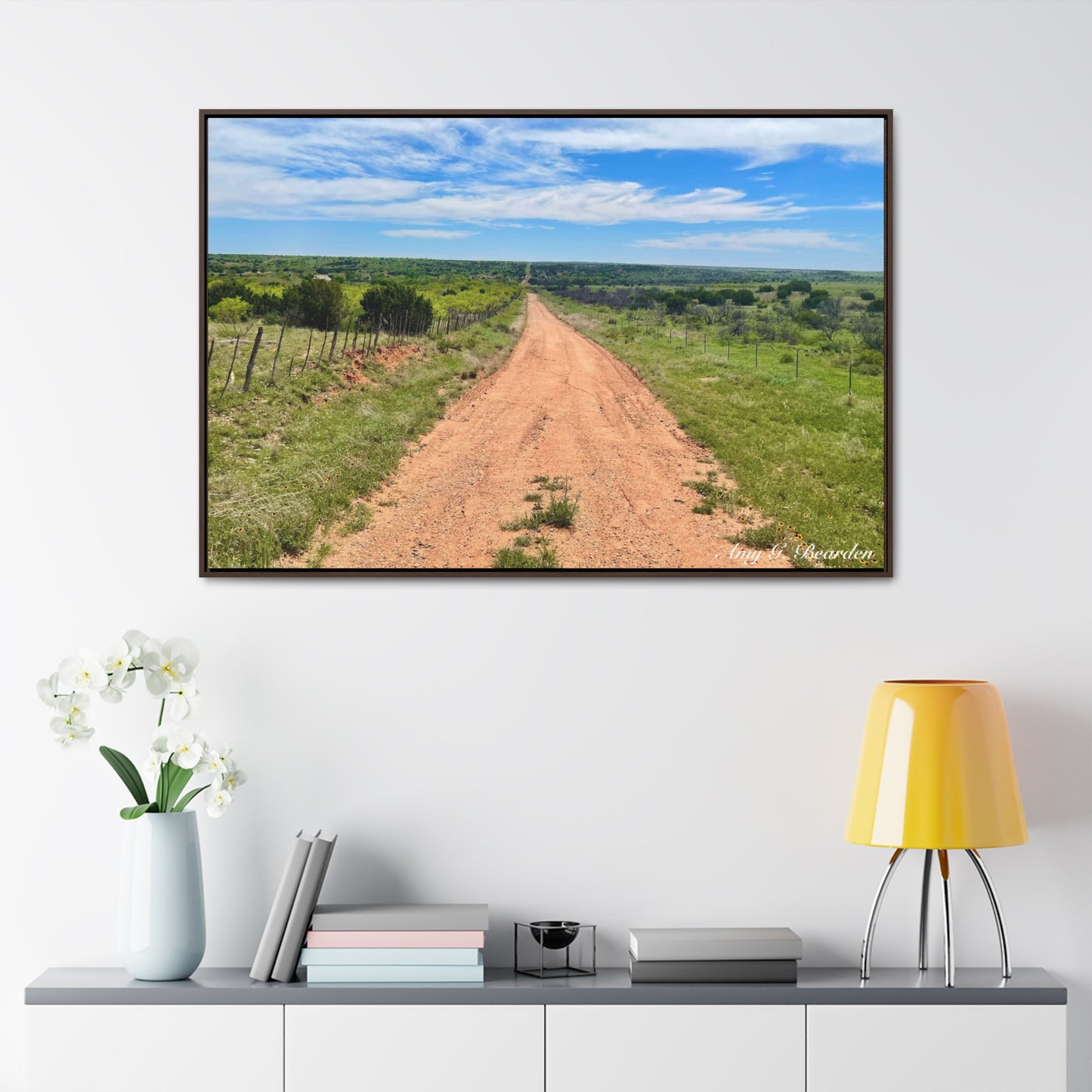 Red Dirt Road, Gallery Canvas Wraps, Horizontal Frame