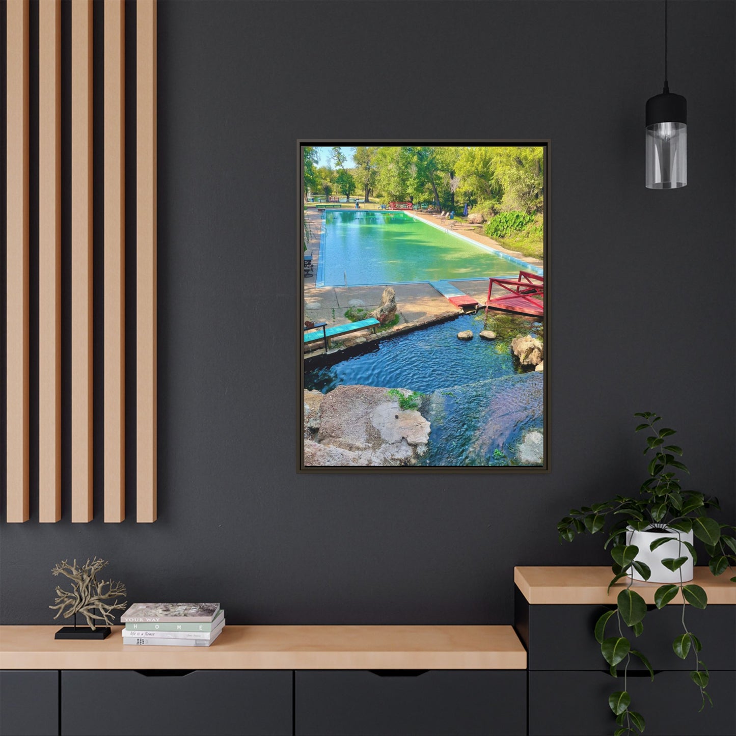 Matte Canvas, Framed (Multi-color)