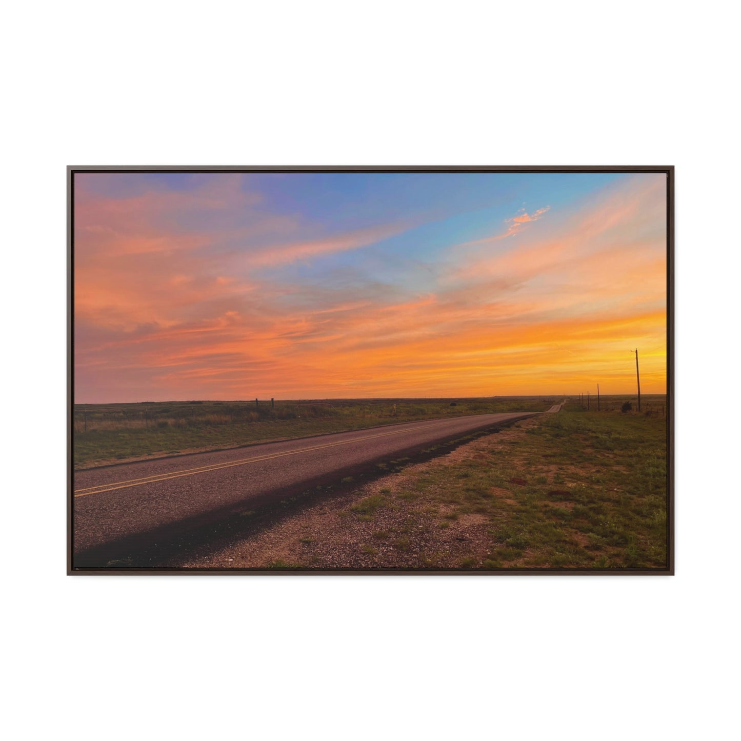 Fire and Ice Gallery Canvas Wraps, Horizontal Frame