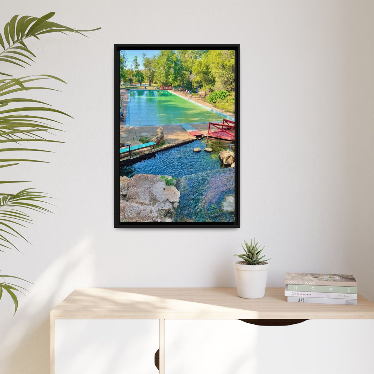Matte Canvas, Framed (Multi-color)