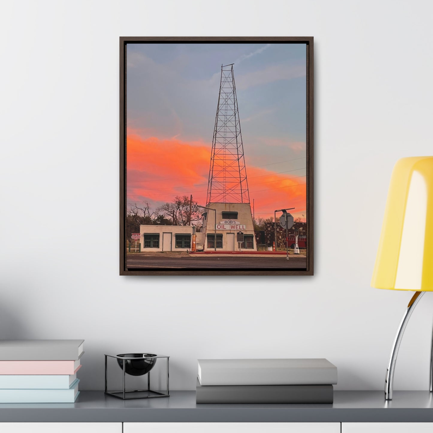 Bob's Oil Well, Gallery Canvas Wraps, Vertical Frame