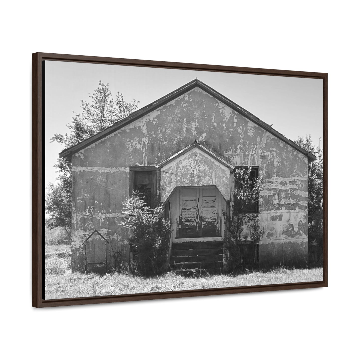 Old Abandoned Church, Gallery Canvas Wraps, Horizontal Frame