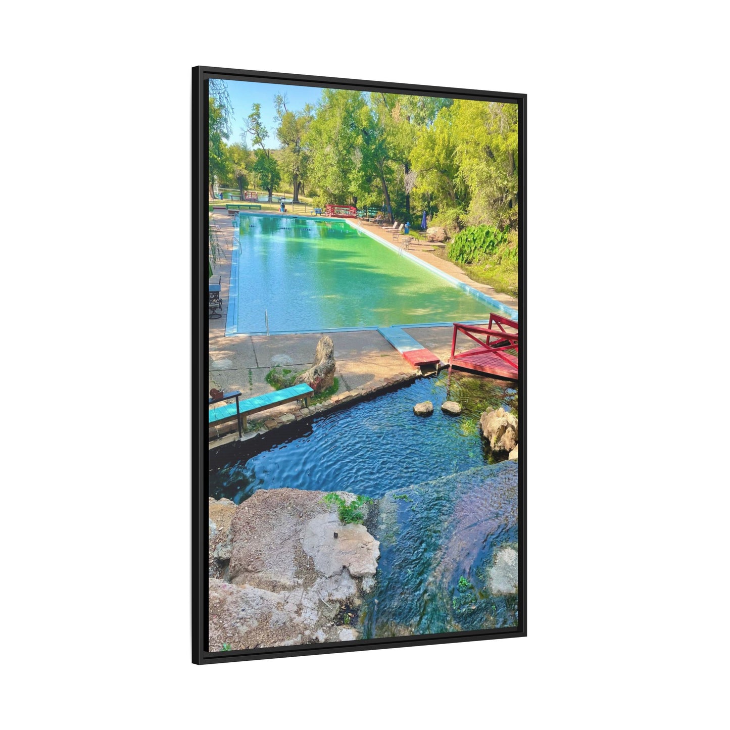 Matte Canvas, Framed (Multi-color)