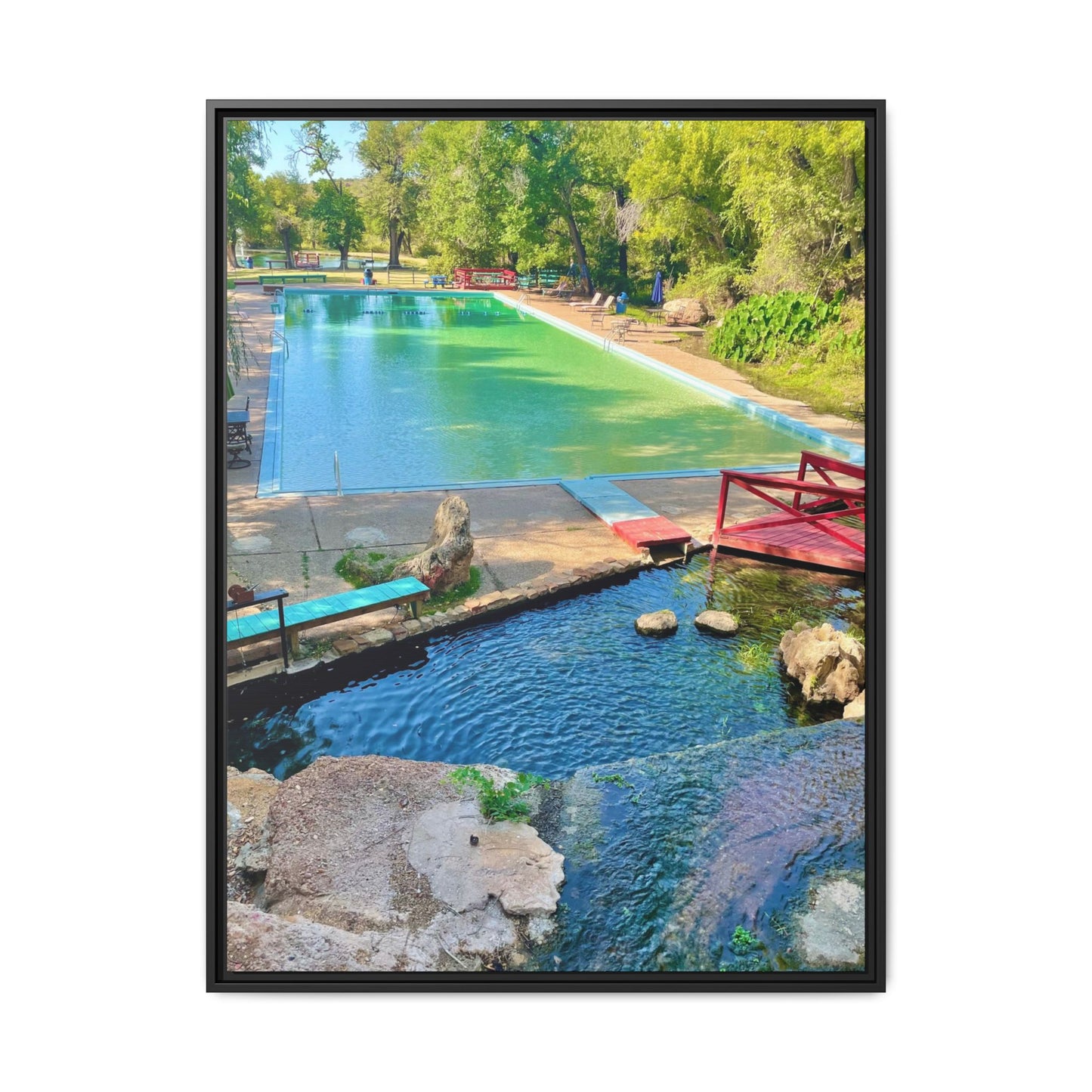 Matte Canvas, Framed (Multi-color)