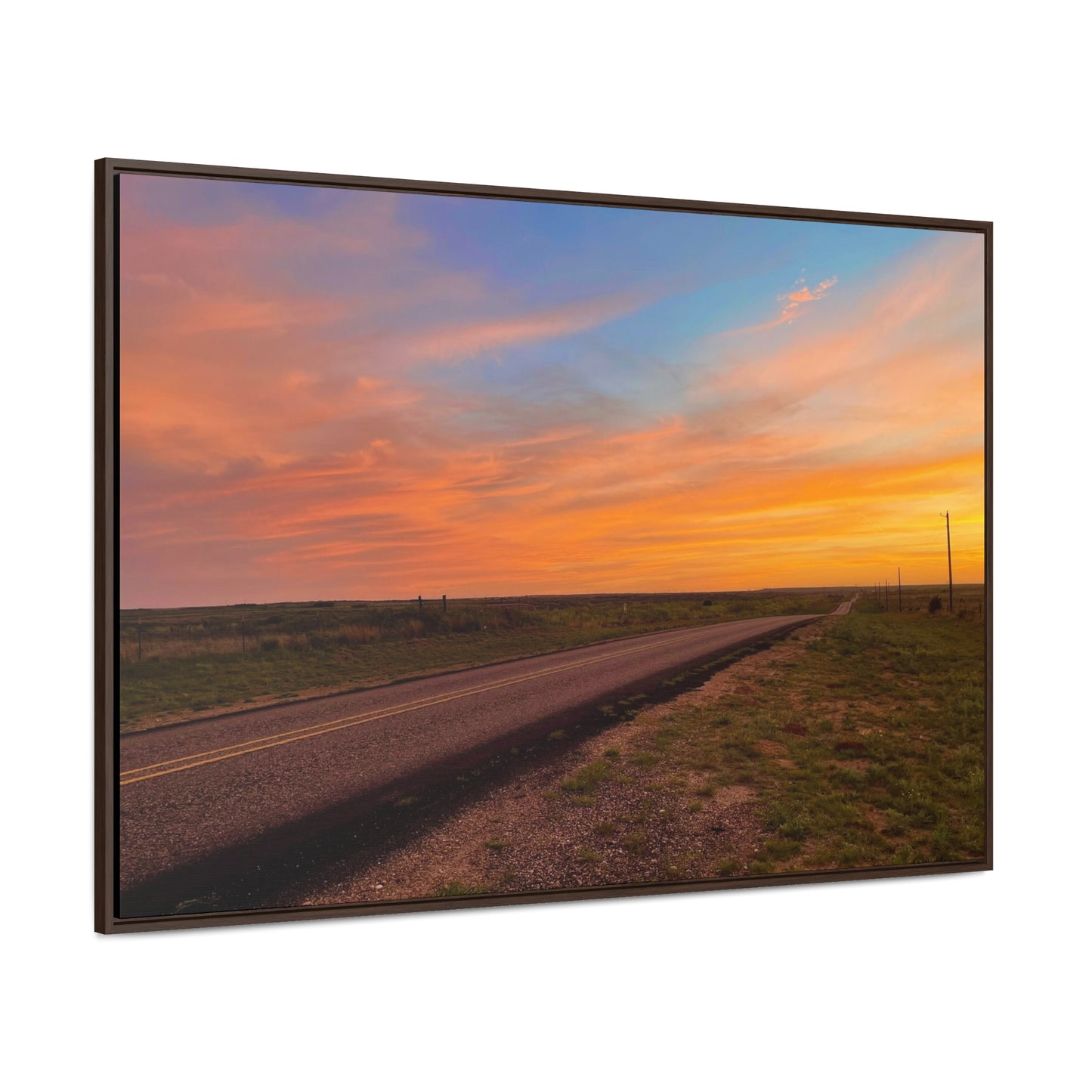 Fire and Ice Gallery Canvas Wraps, Horizontal Frame