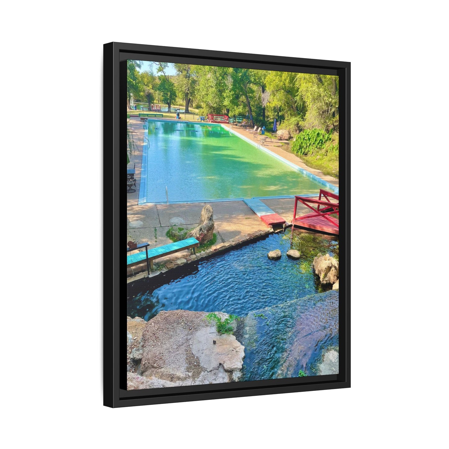 Matte Canvas, Framed (Multi-color)