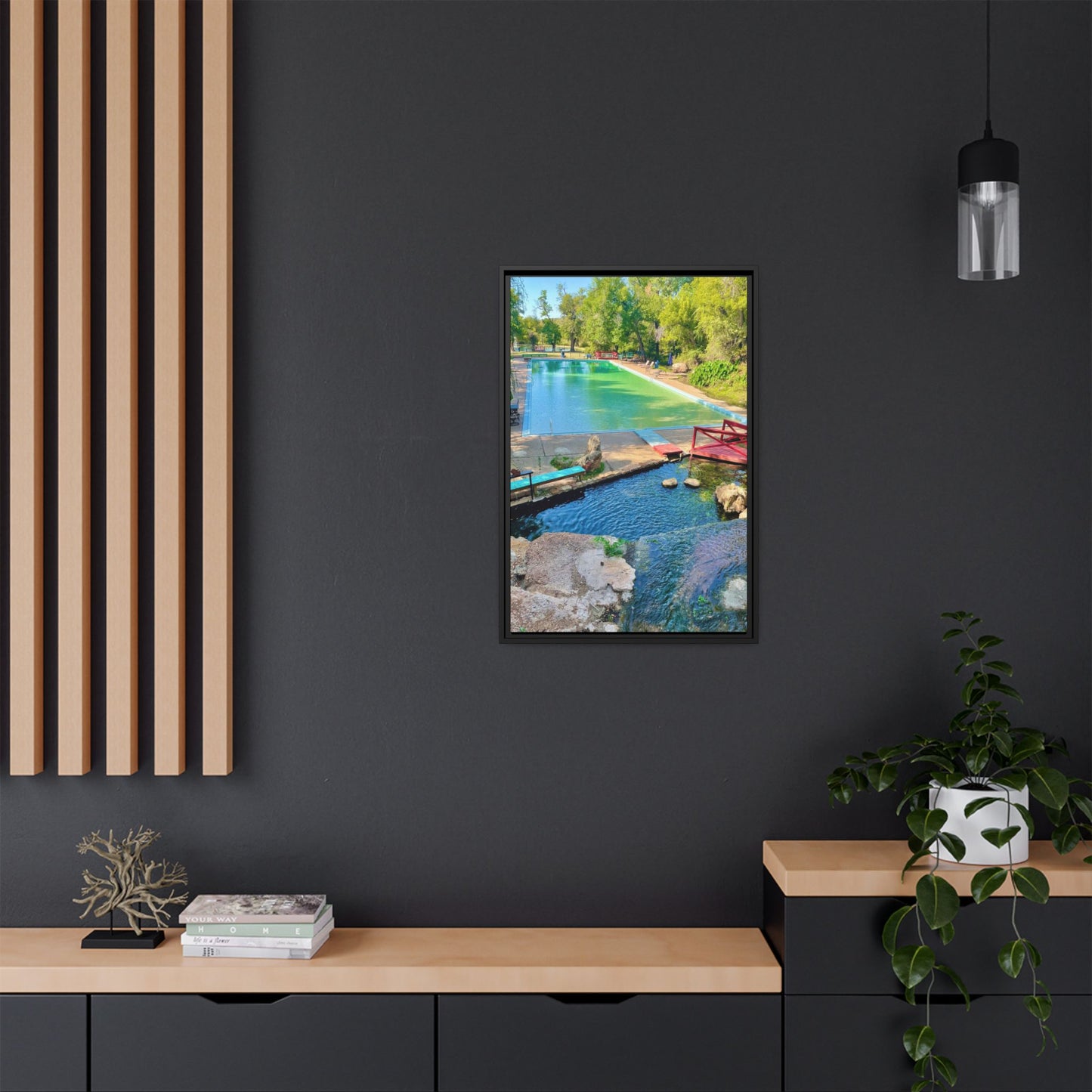 Matte Canvas, Framed (Multi-color)