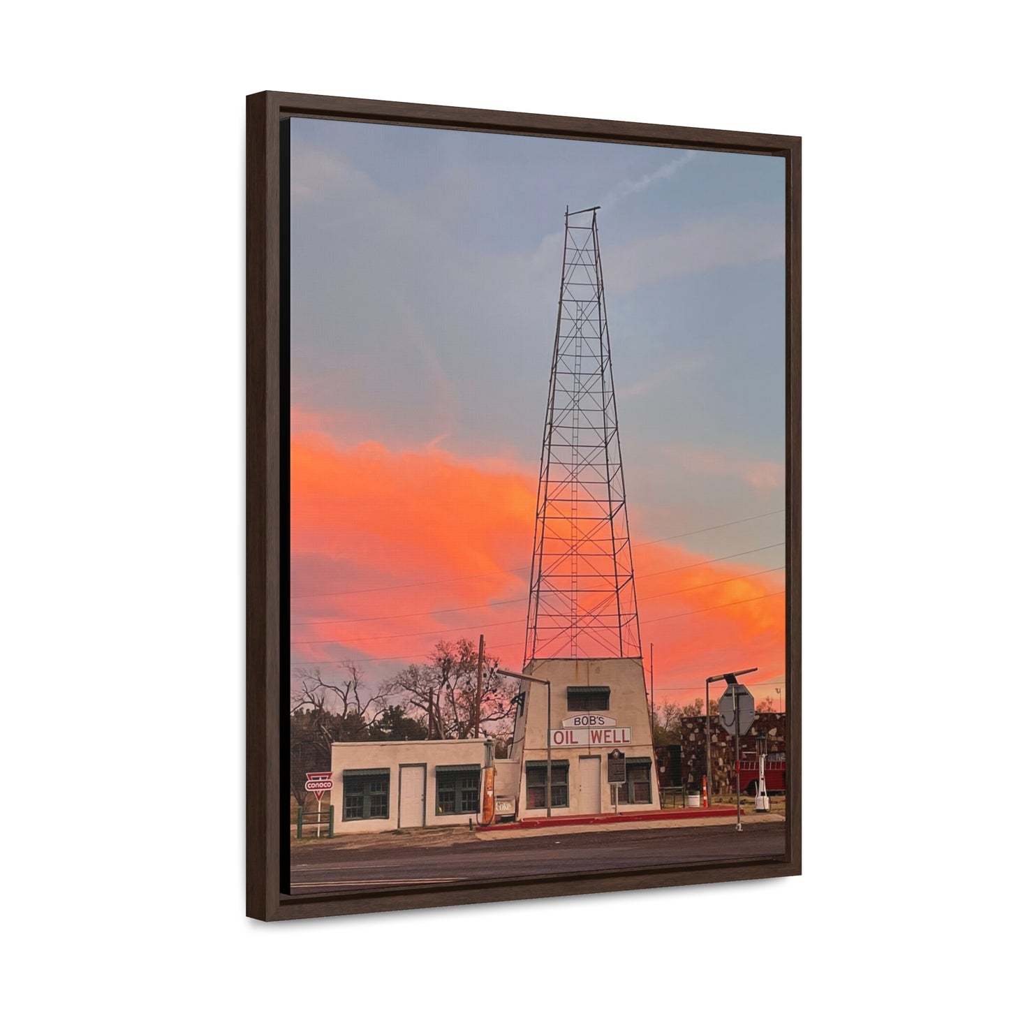 Bob's Oil Well, Gallery Canvas Wraps, Vertical Frame