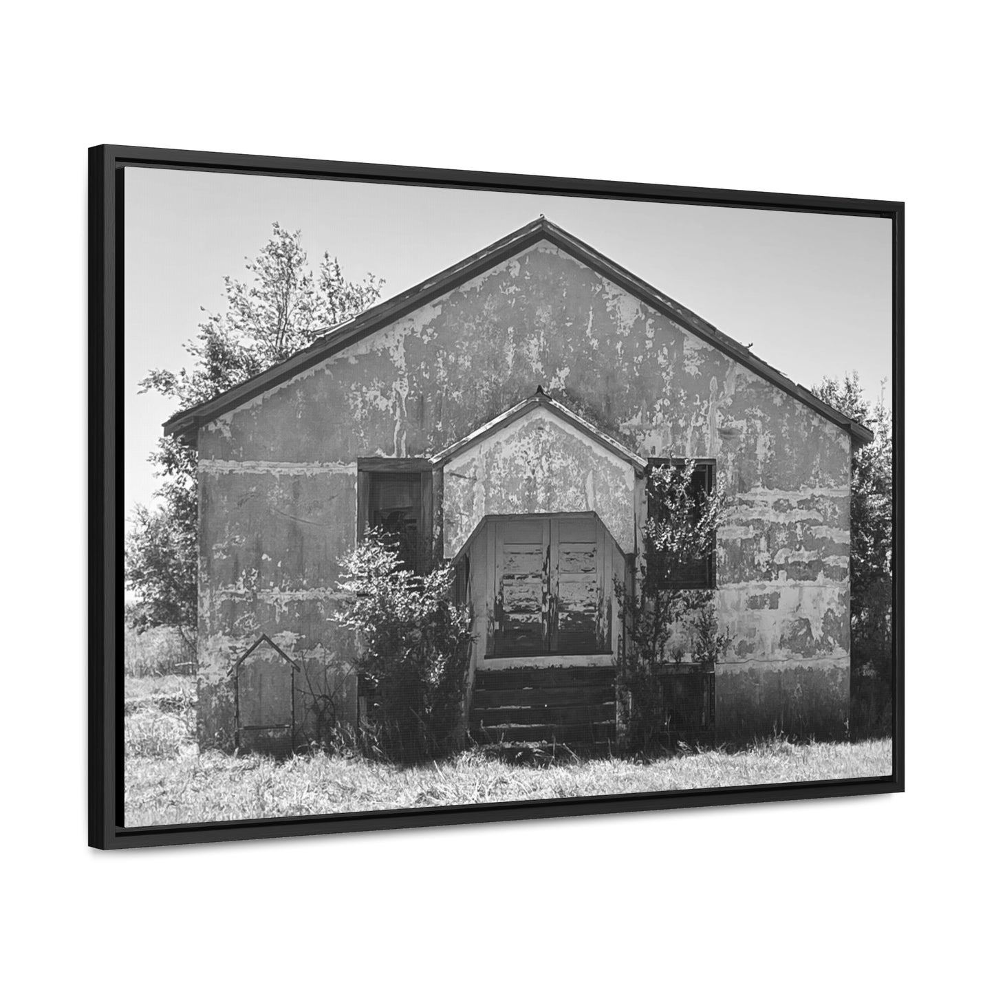 Old Abandoned Church, Gallery Canvas Wraps, Horizontal Frame