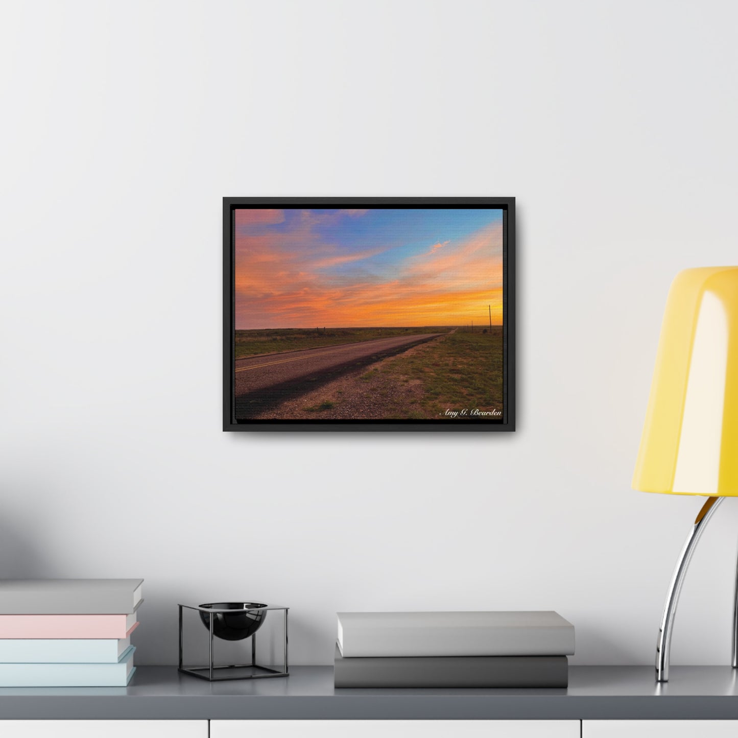 Fire and Ice Gallery Canvas Wraps, Horizontal Frame