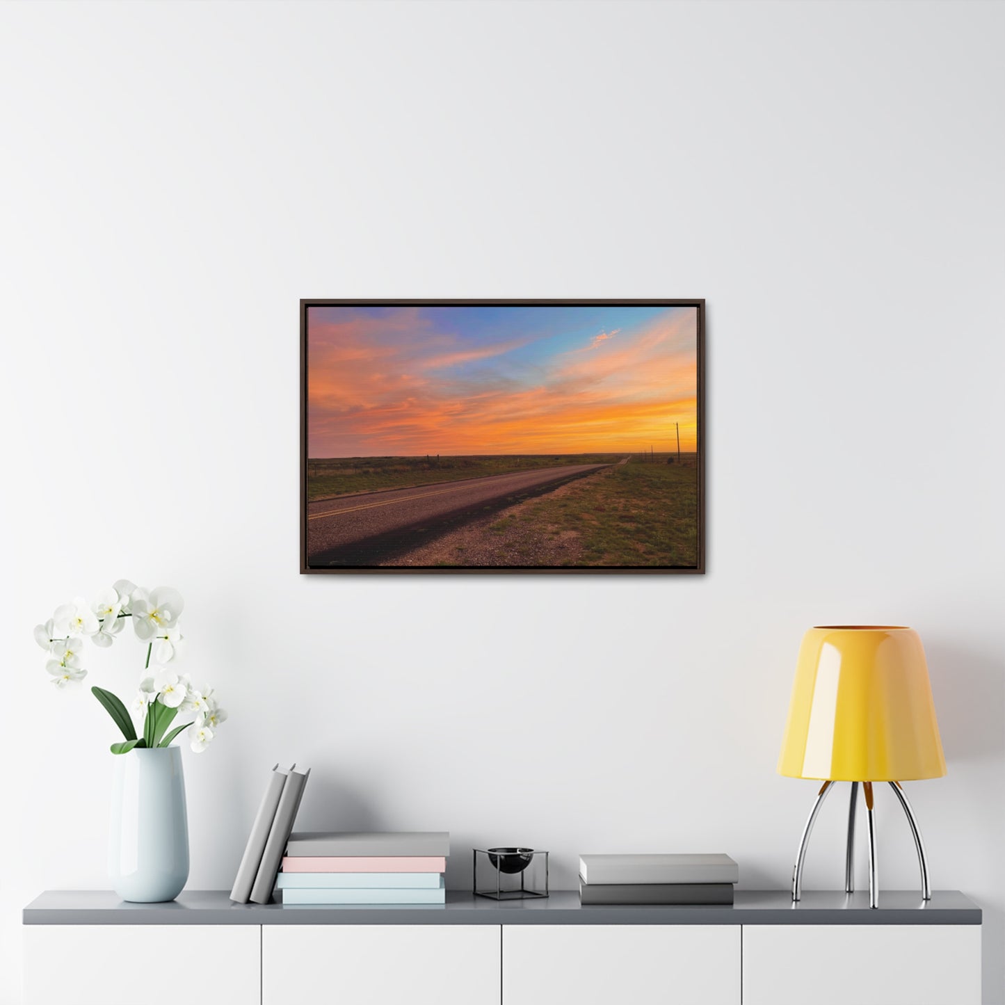 Fire and Ice Gallery Canvas Wraps, Horizontal Frame
