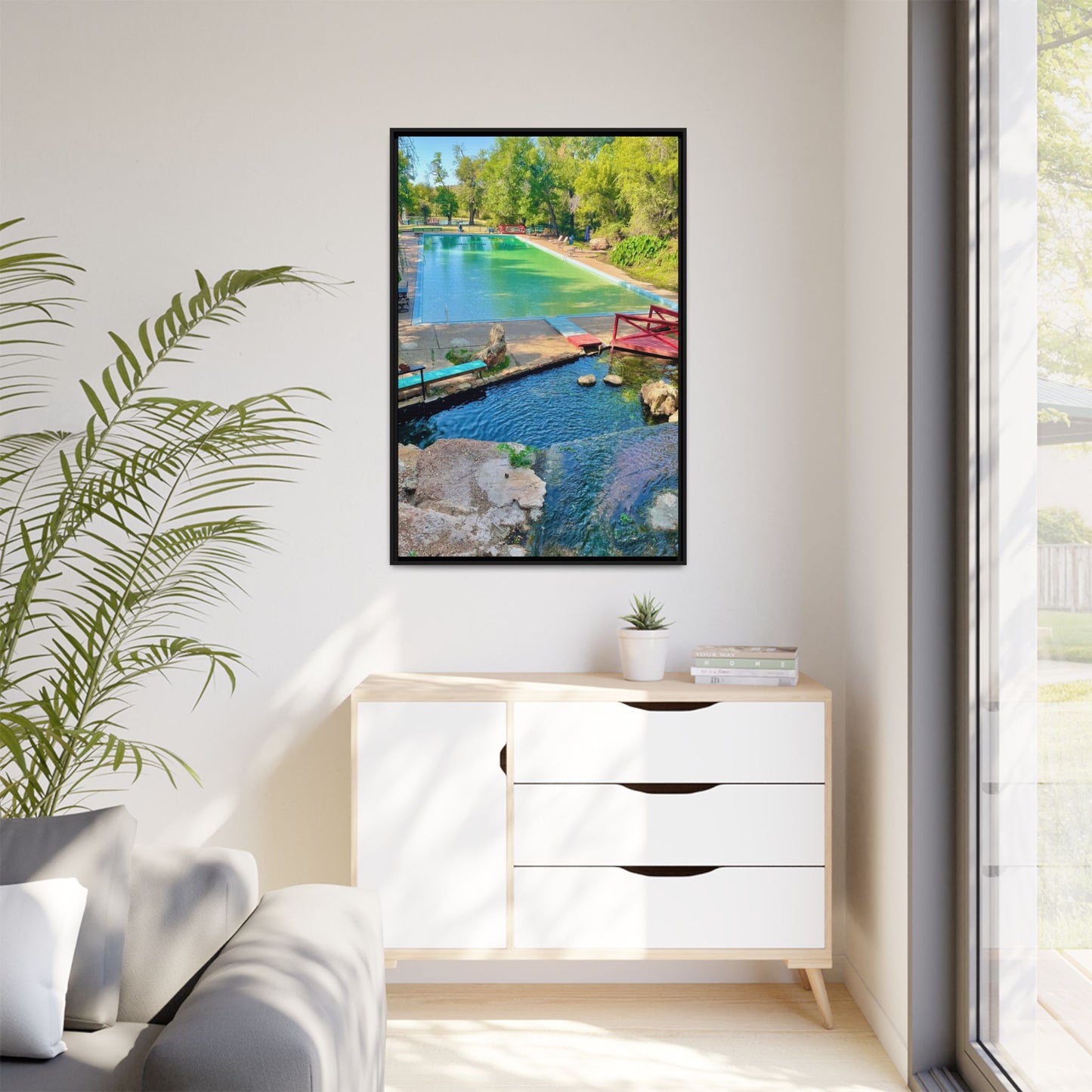 Matte Canvas, Framed (Multi-color)
