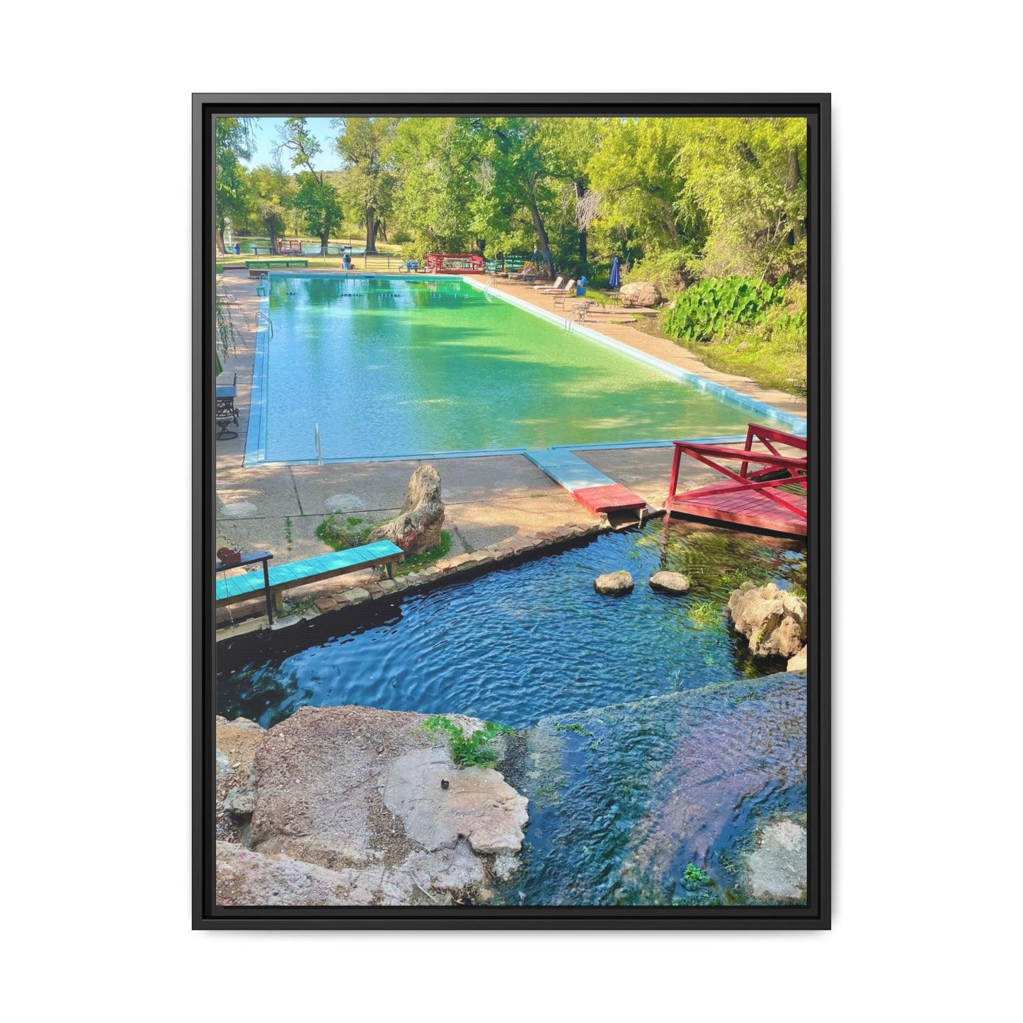 Matte Canvas, Framed (Multi-color)