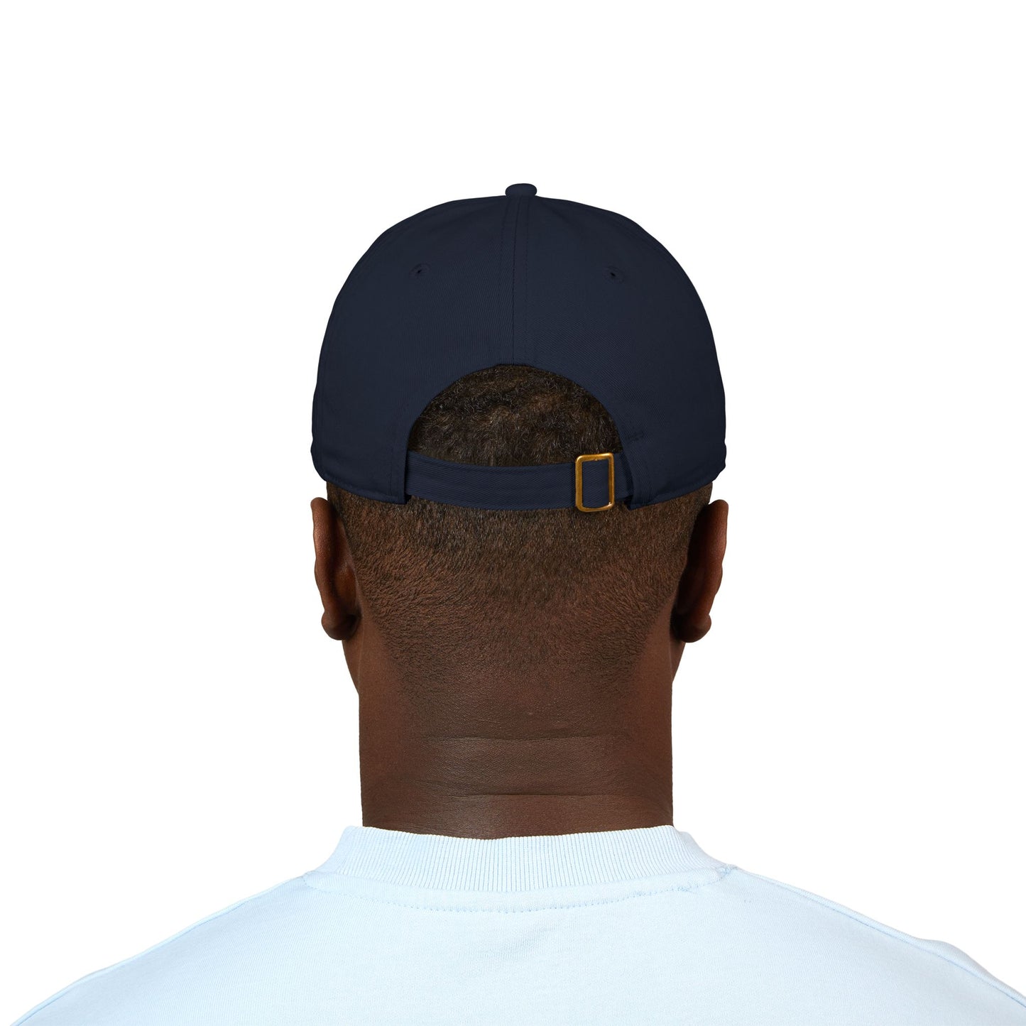 Navy Fearless Organic Baseball Cap (Embroidery)