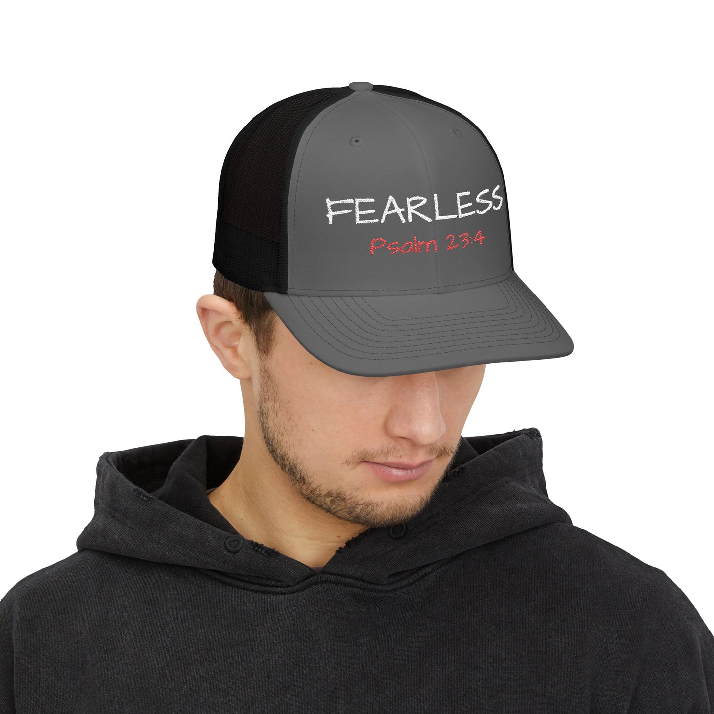 Fearless, Snapback Trucker Cap (Embroidery)