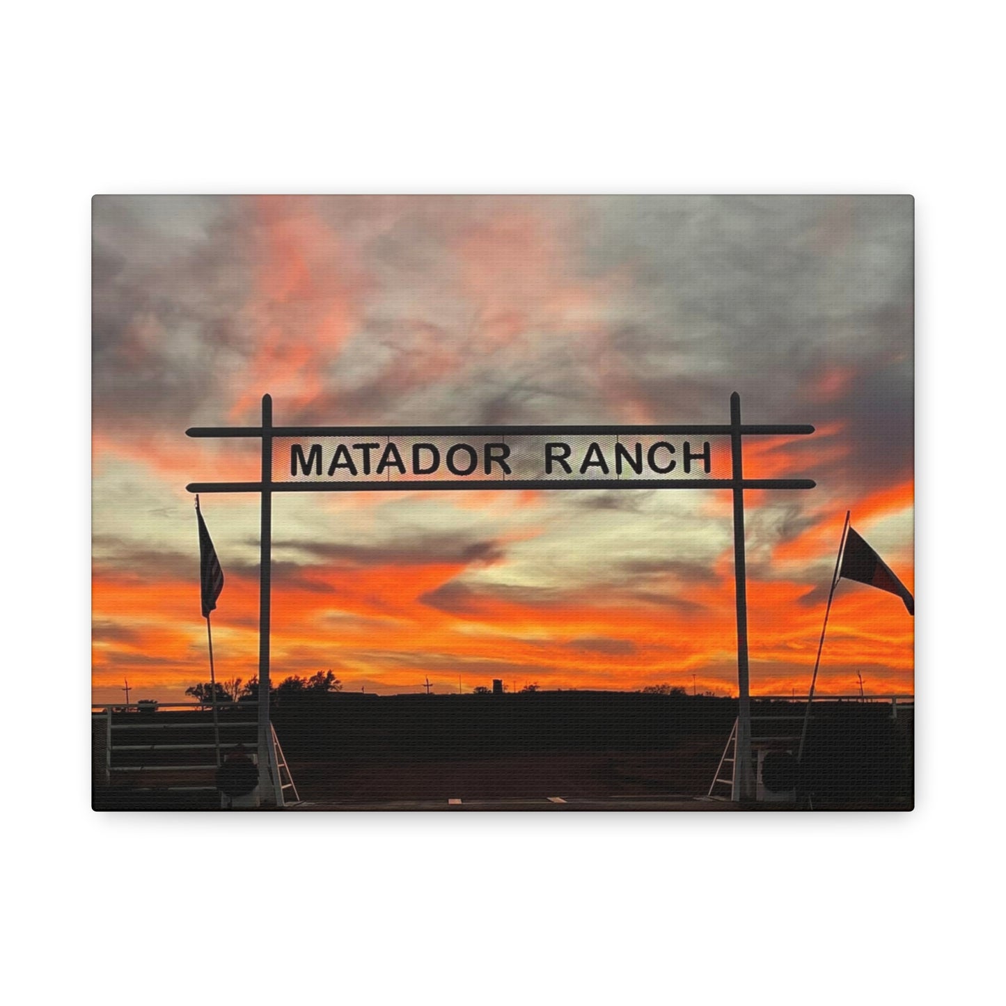 Ranch Entrance, Matte Canvas, Stretched, 1.25"
