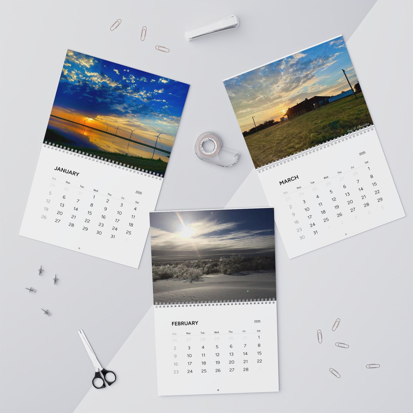 Backroads and Sunsets, Wall Calendars (2025)