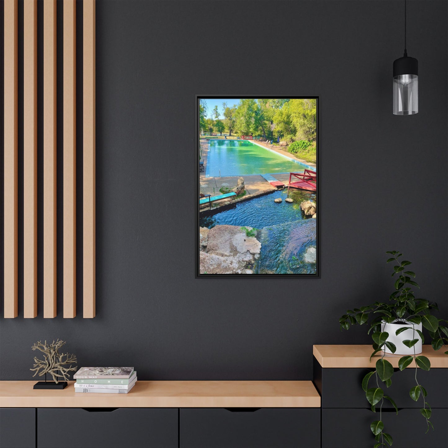 Matte Canvas, Framed (Multi-color)