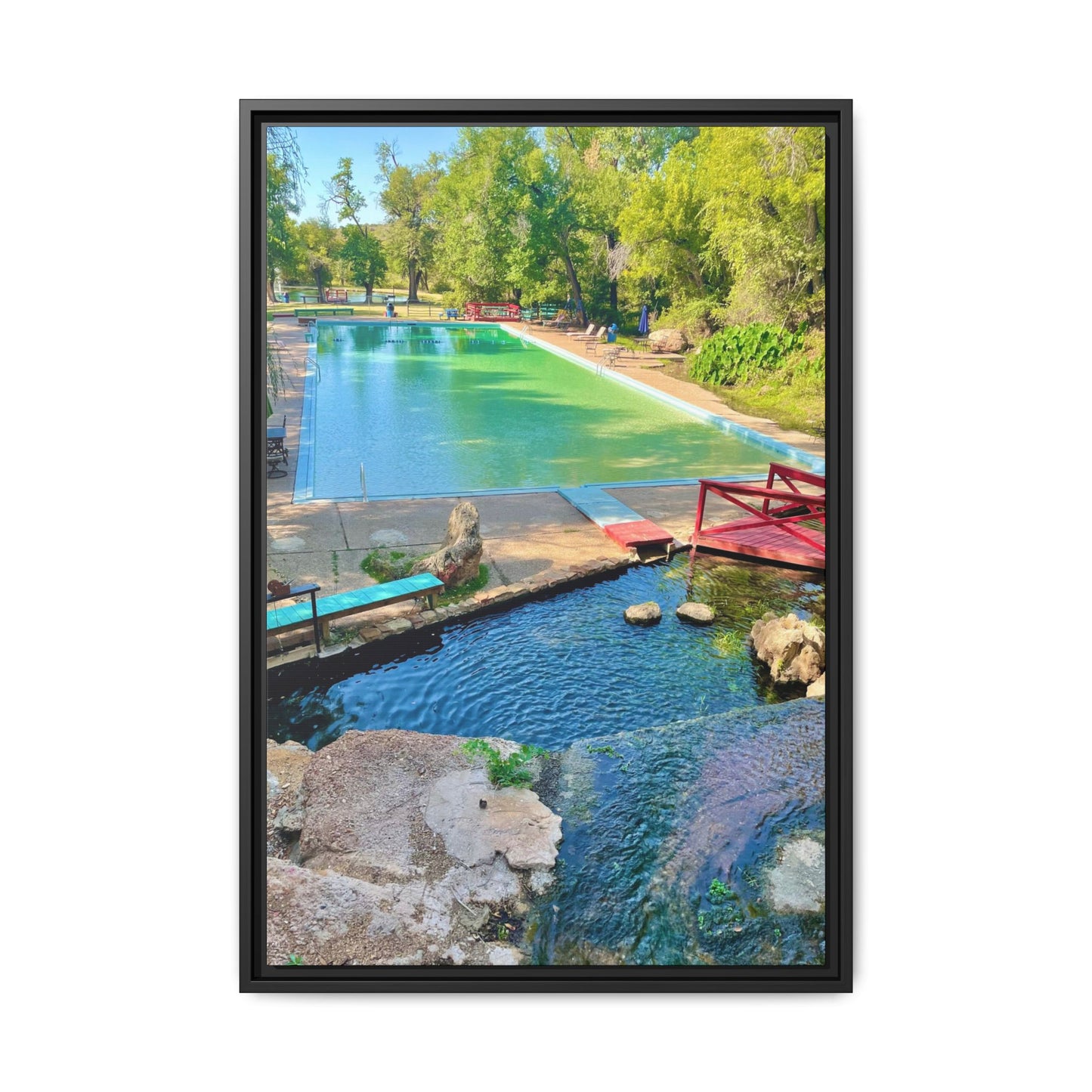 Matte Canvas, Framed (Multi-color)