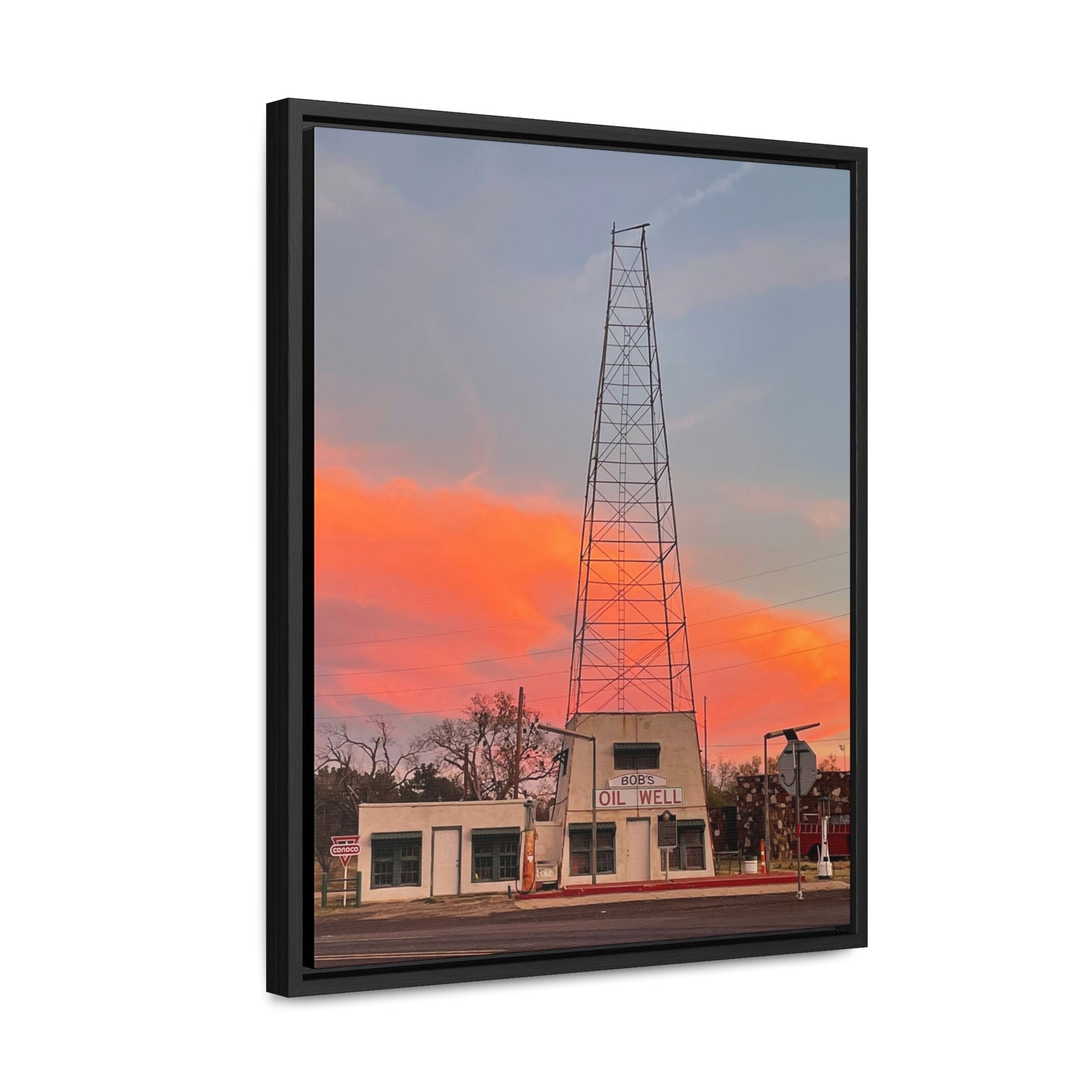 Bob's Oil Well, Gallery Canvas Wraps, Vertical Frame