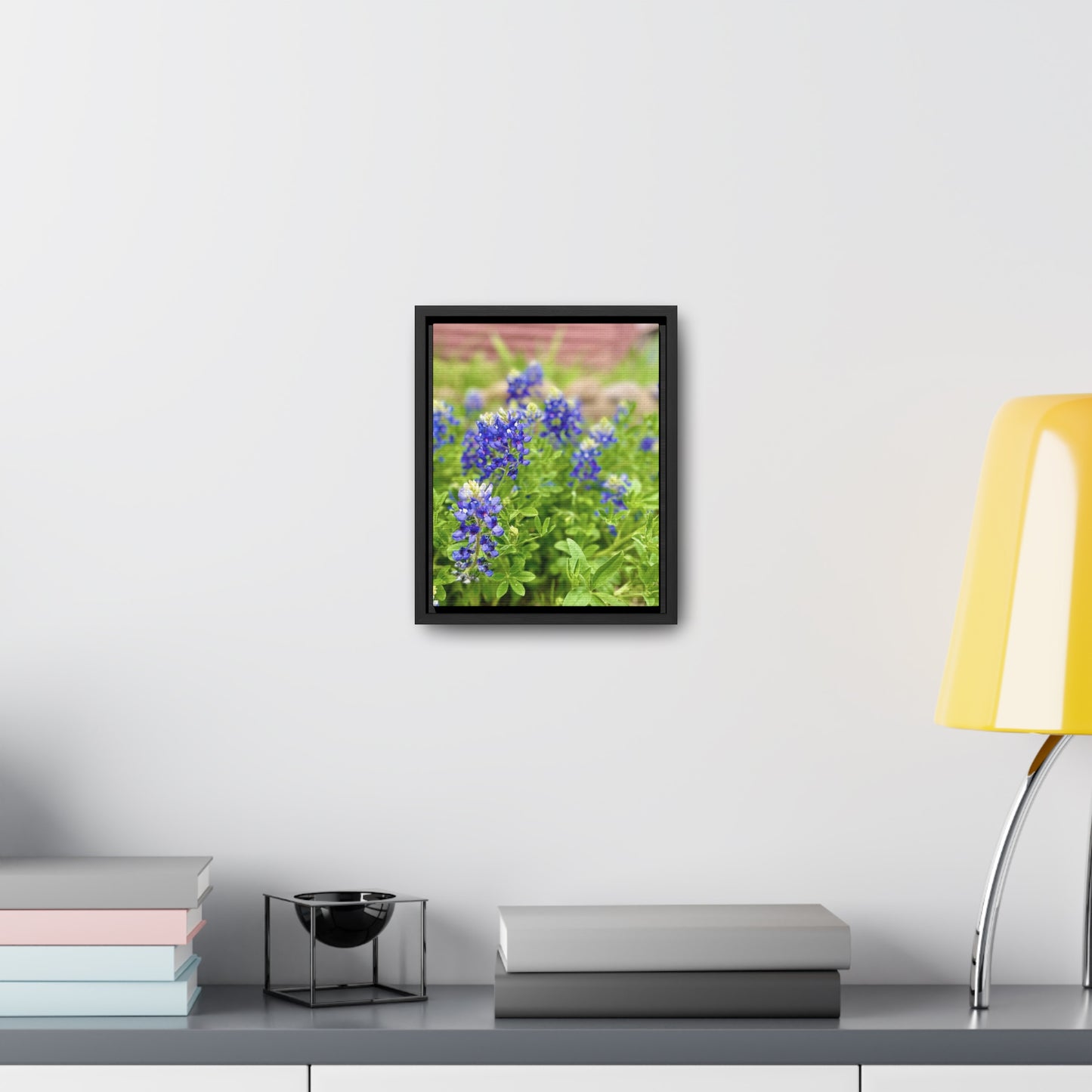 Bluebonnets, Gallery Canvas Wraps, Vertical Frame